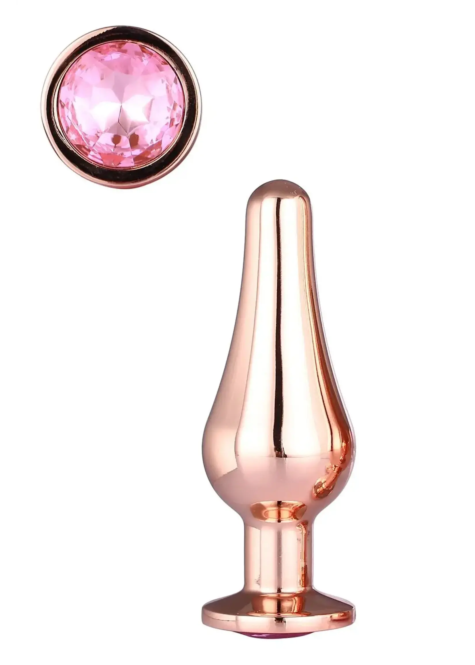 Dream Toys Gleaming love rose gold pleasure plug small