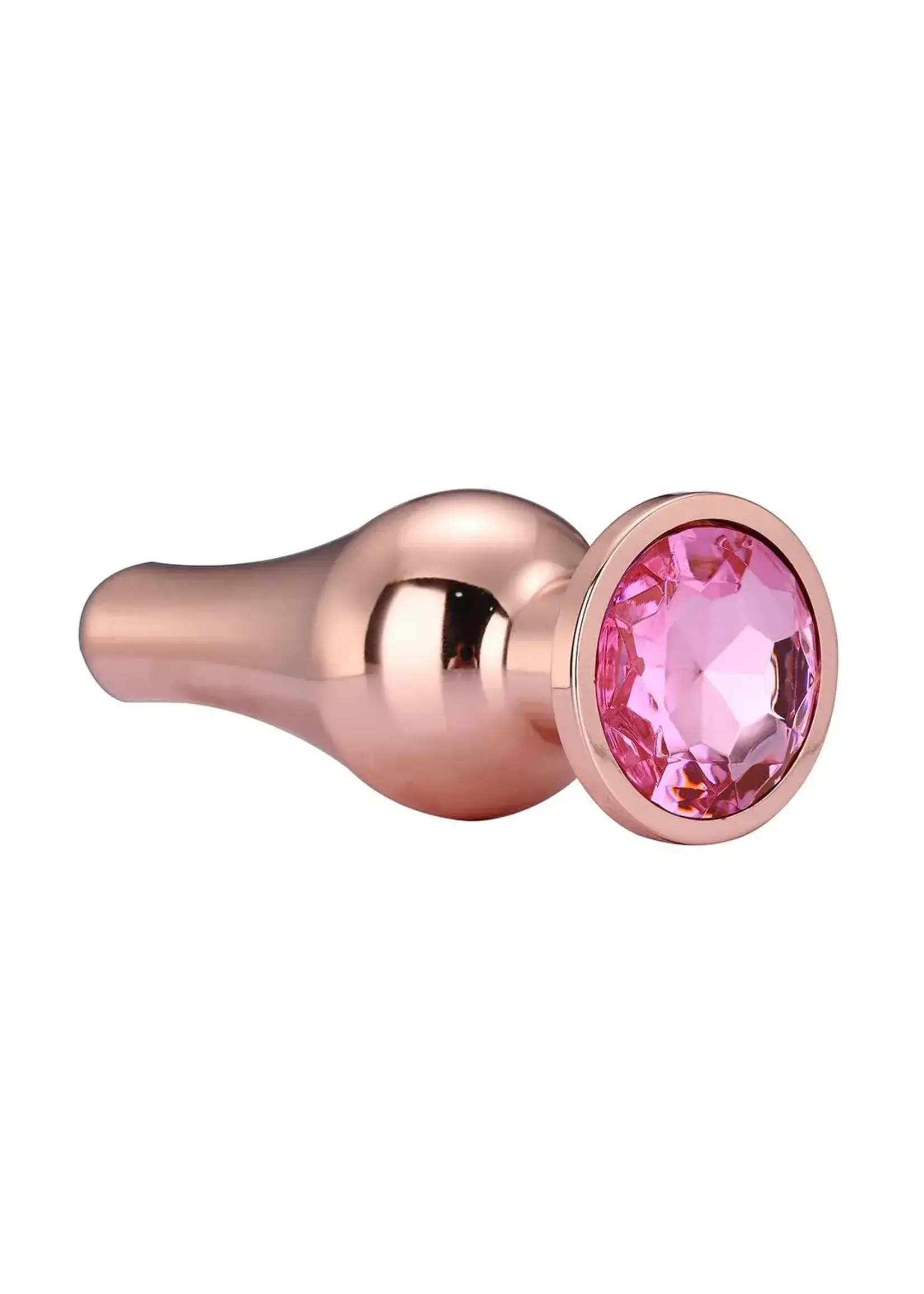 Dream Toys Gleaming love rose gold pleasure plug medium