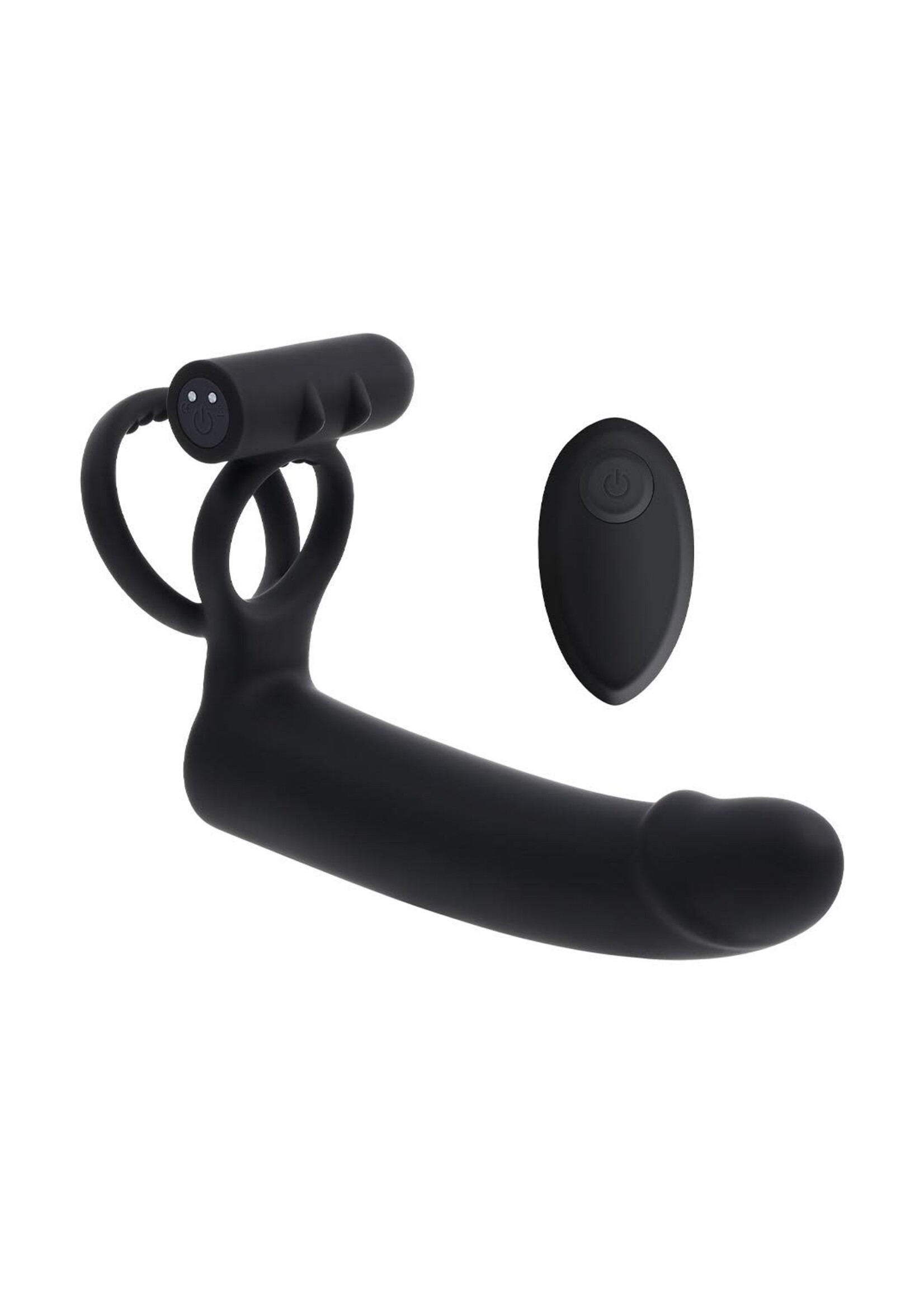 Evolved Dildo with cockring Black