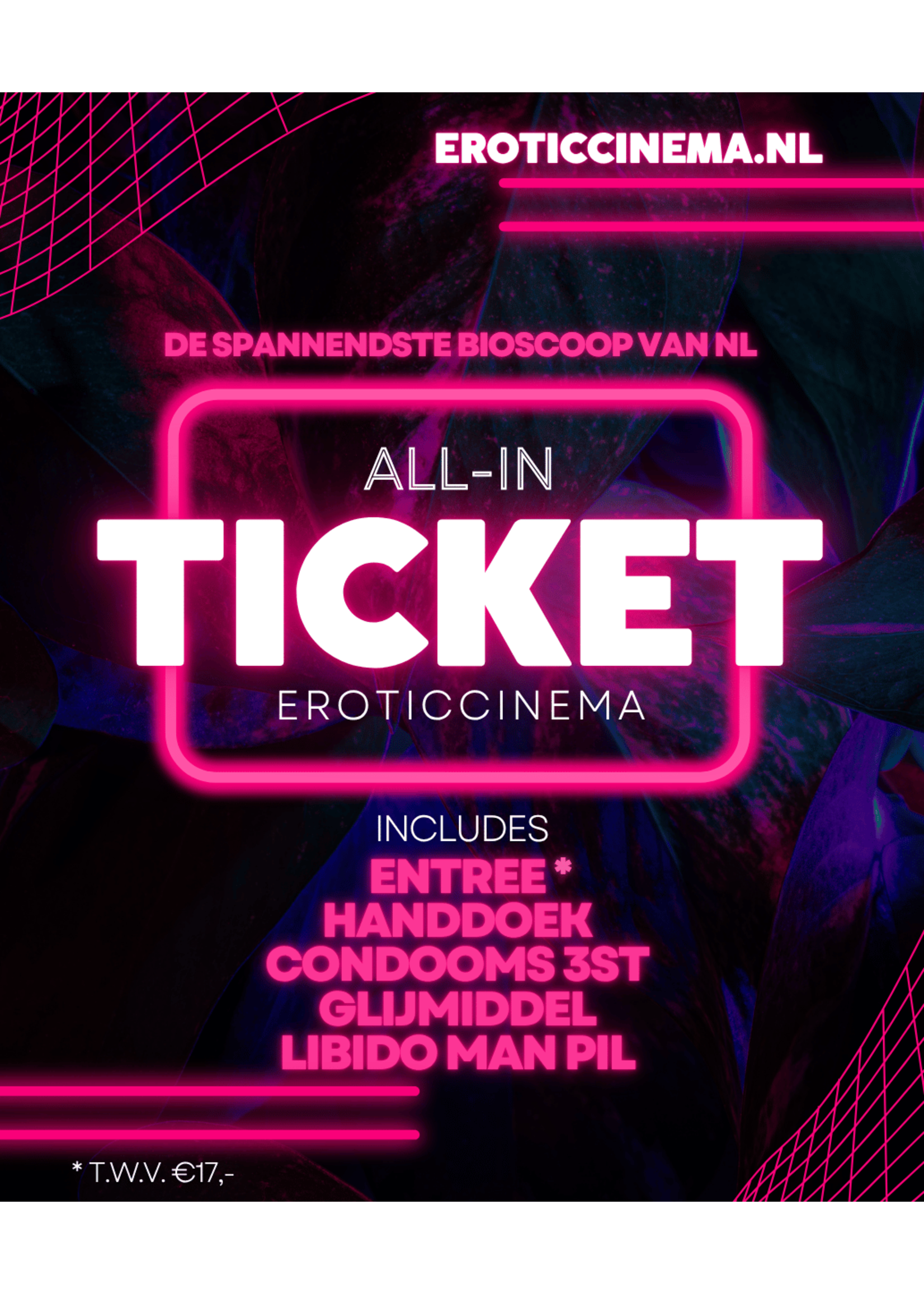 Cinema ticket ALL-IN - ONLINE