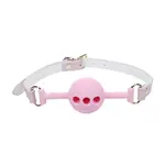 Ouch! Silicone ball gag Paris pink