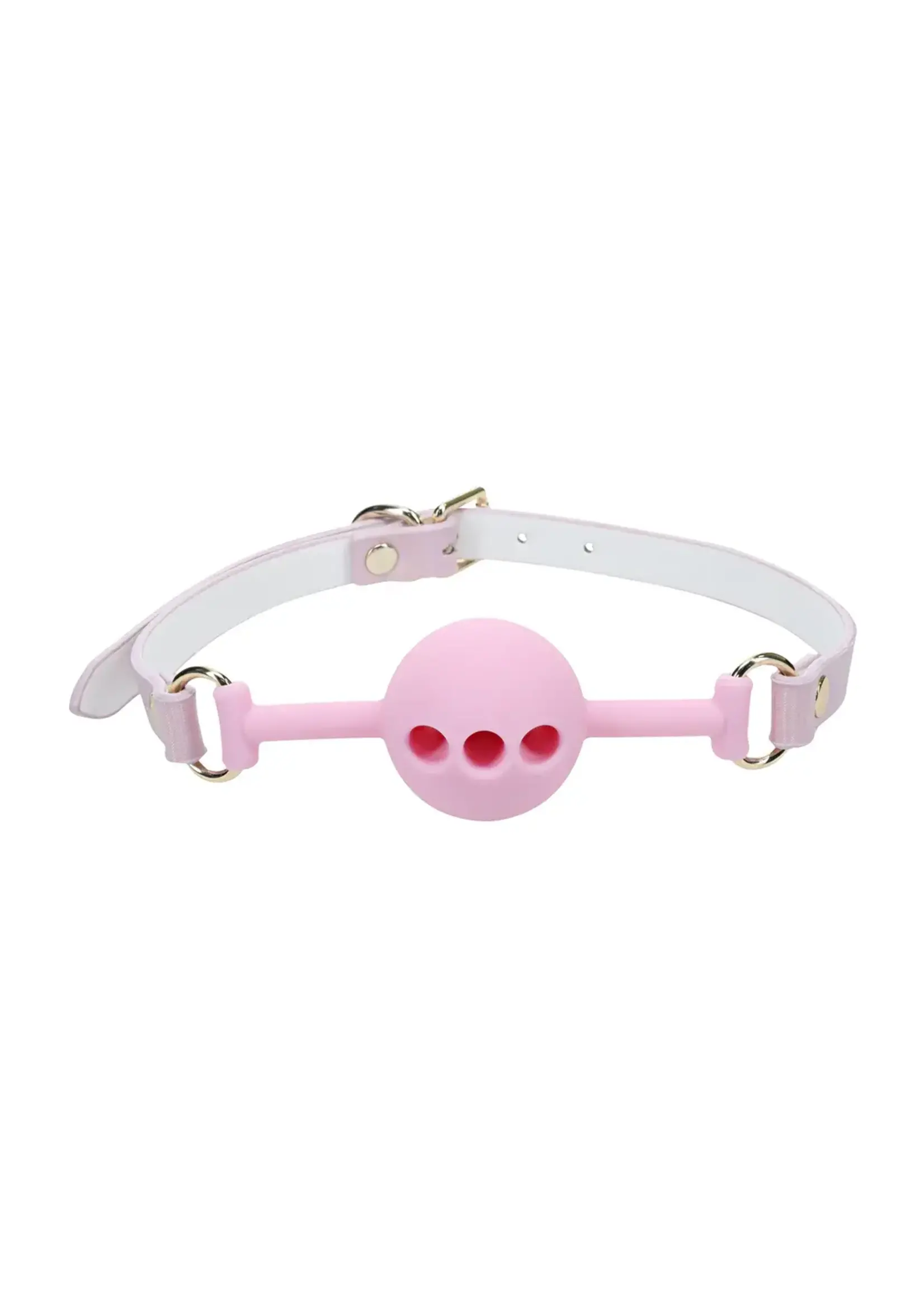 Ouch! Silicone ball gag Paris pink