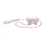 Ouch! Collar & leash Paris pink
