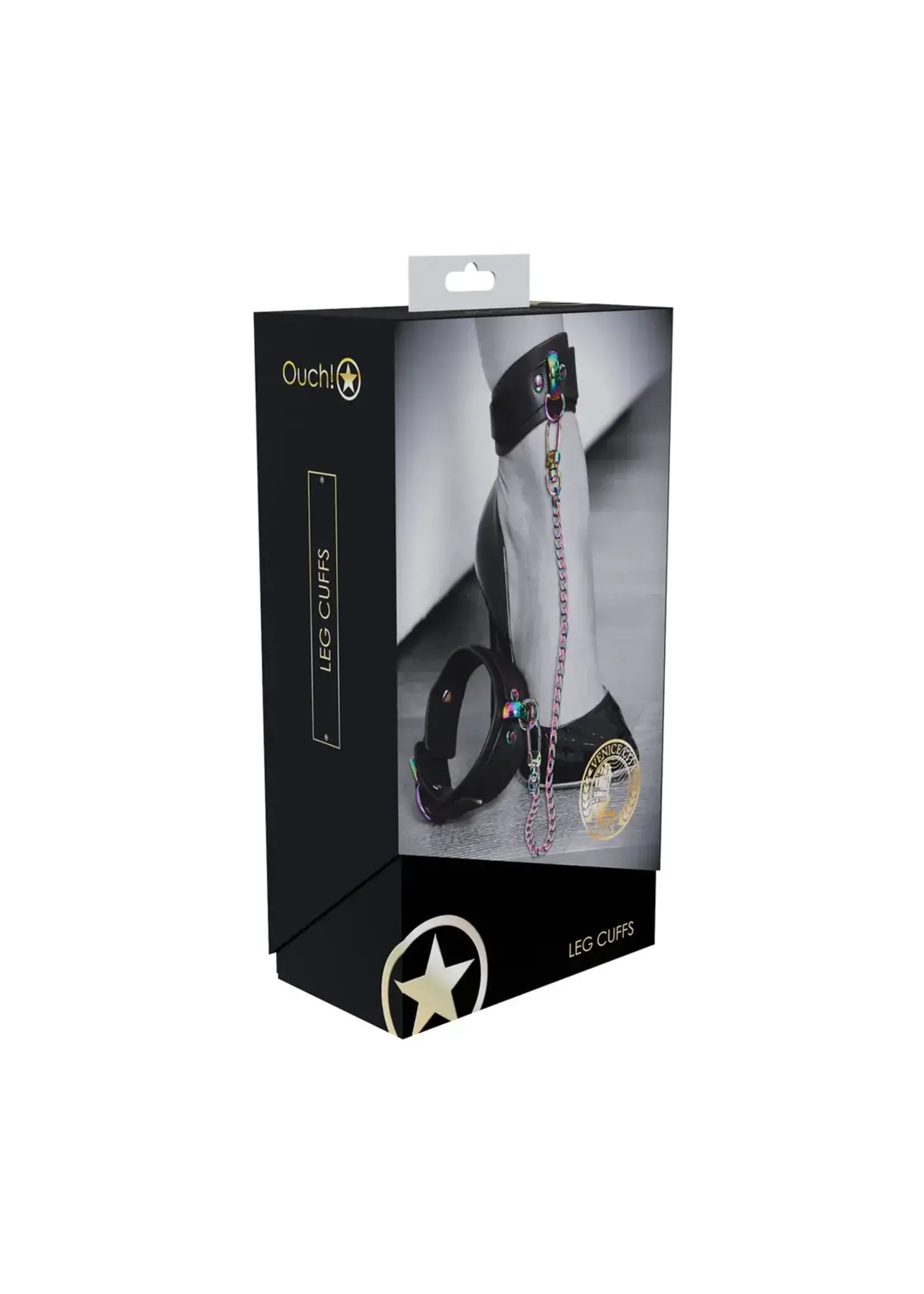 Ouch! Leg cuffs Venice Black