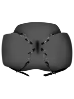 Ouch! Labia spreader with clamps - Black