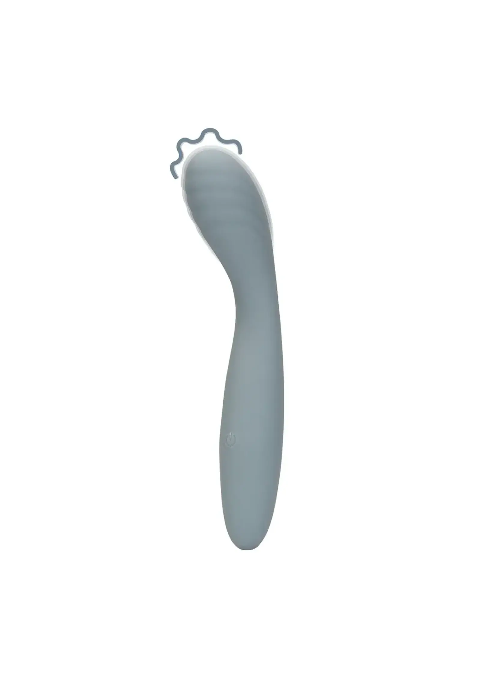 Loveline by Shots Ultra soft silicone G-spot vibrator Basalt Grey