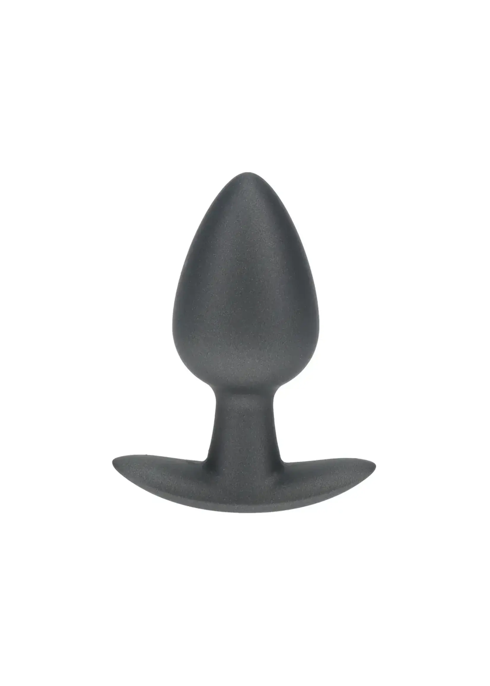 Ouch! Smooth silicone anal plug 3.1" / 7,9 cm - Gunmetal - M