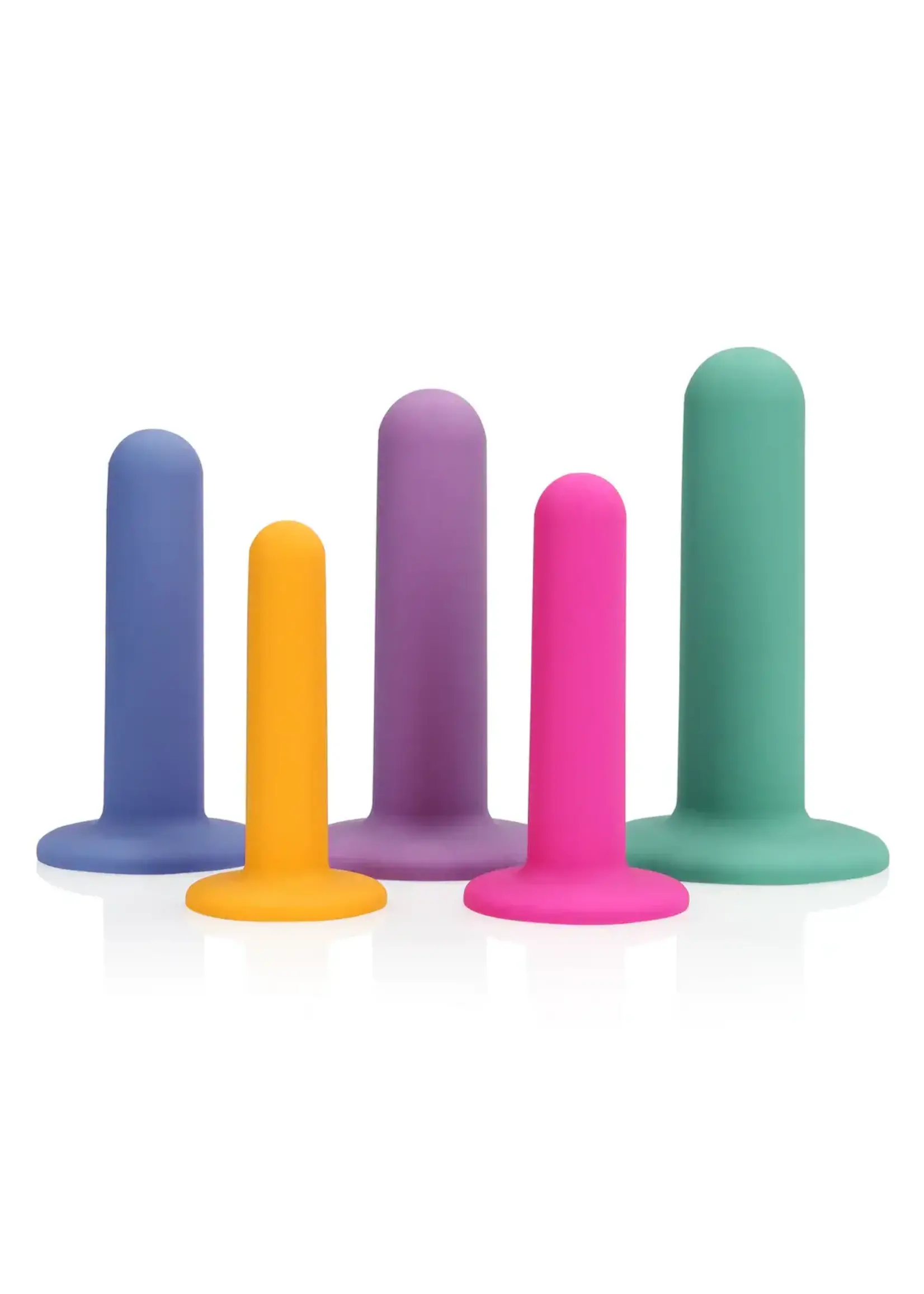 Loveline by Shots Silicone vagina dilator set - Multicolor