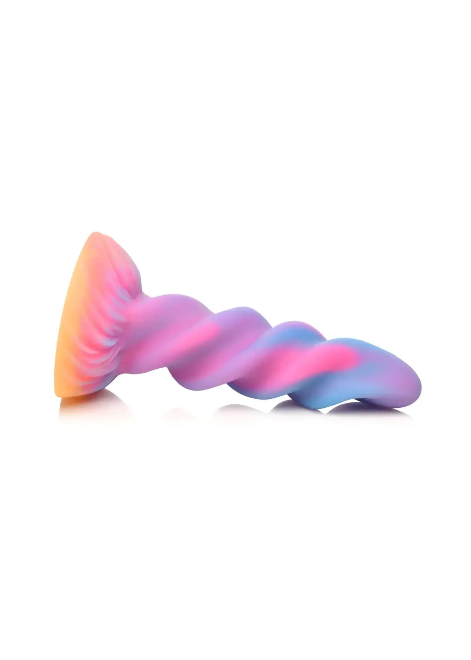XR Brands Moon rider unicorn dildo - glow in the dark