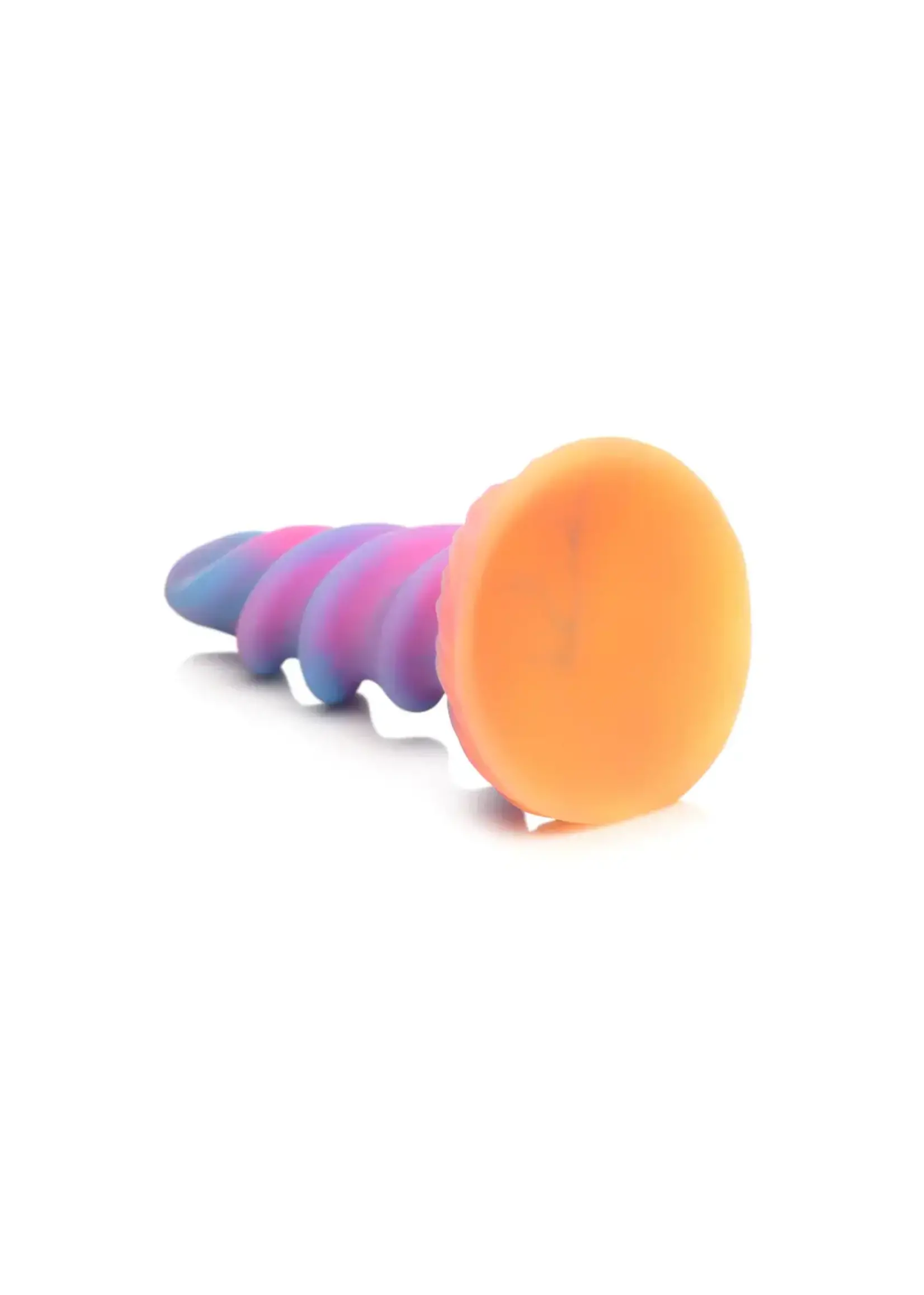 XR Brands Moon rider unicorn dildo - glow in the dark