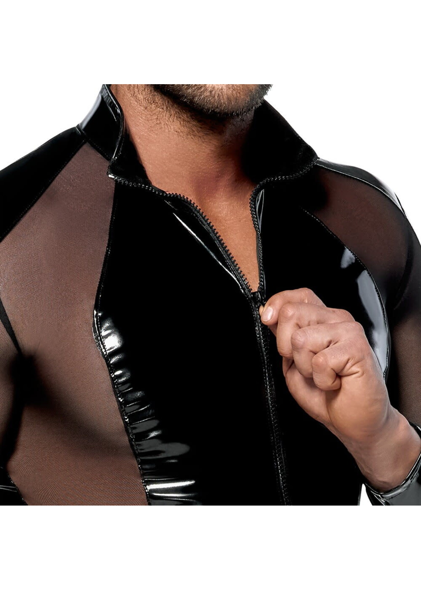 Black Level Vinyl long-sleeved shirt