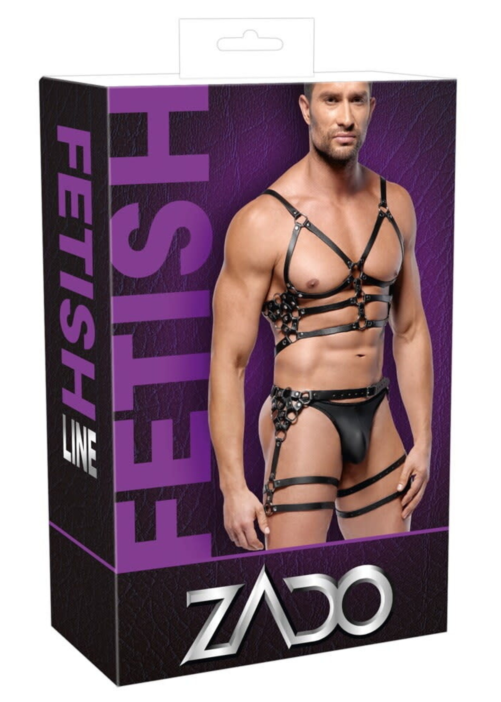 Zado Leather chest and waist harness set