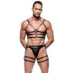 Zado Leather chest and waist harness set