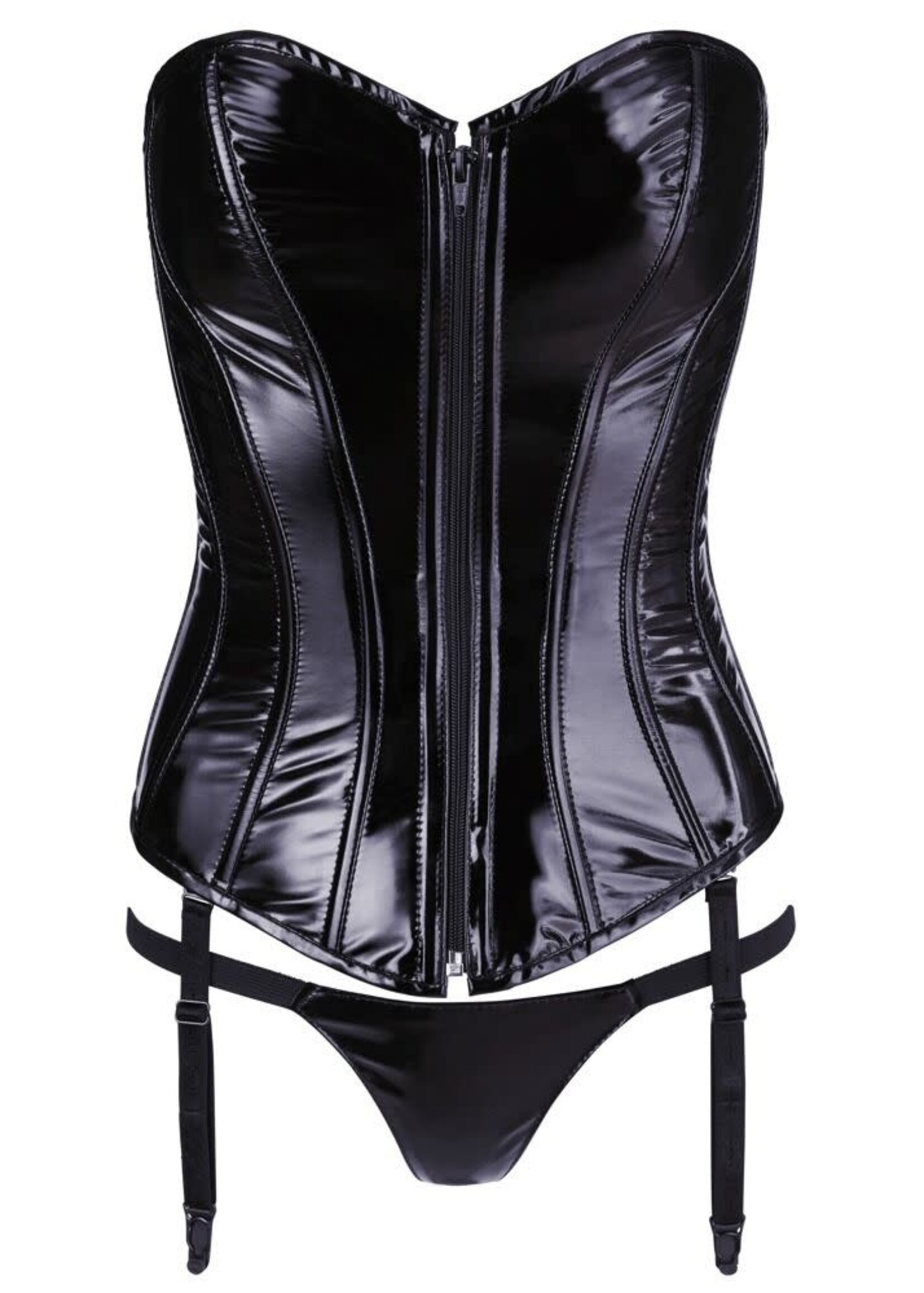Black Level Vinyl corset
