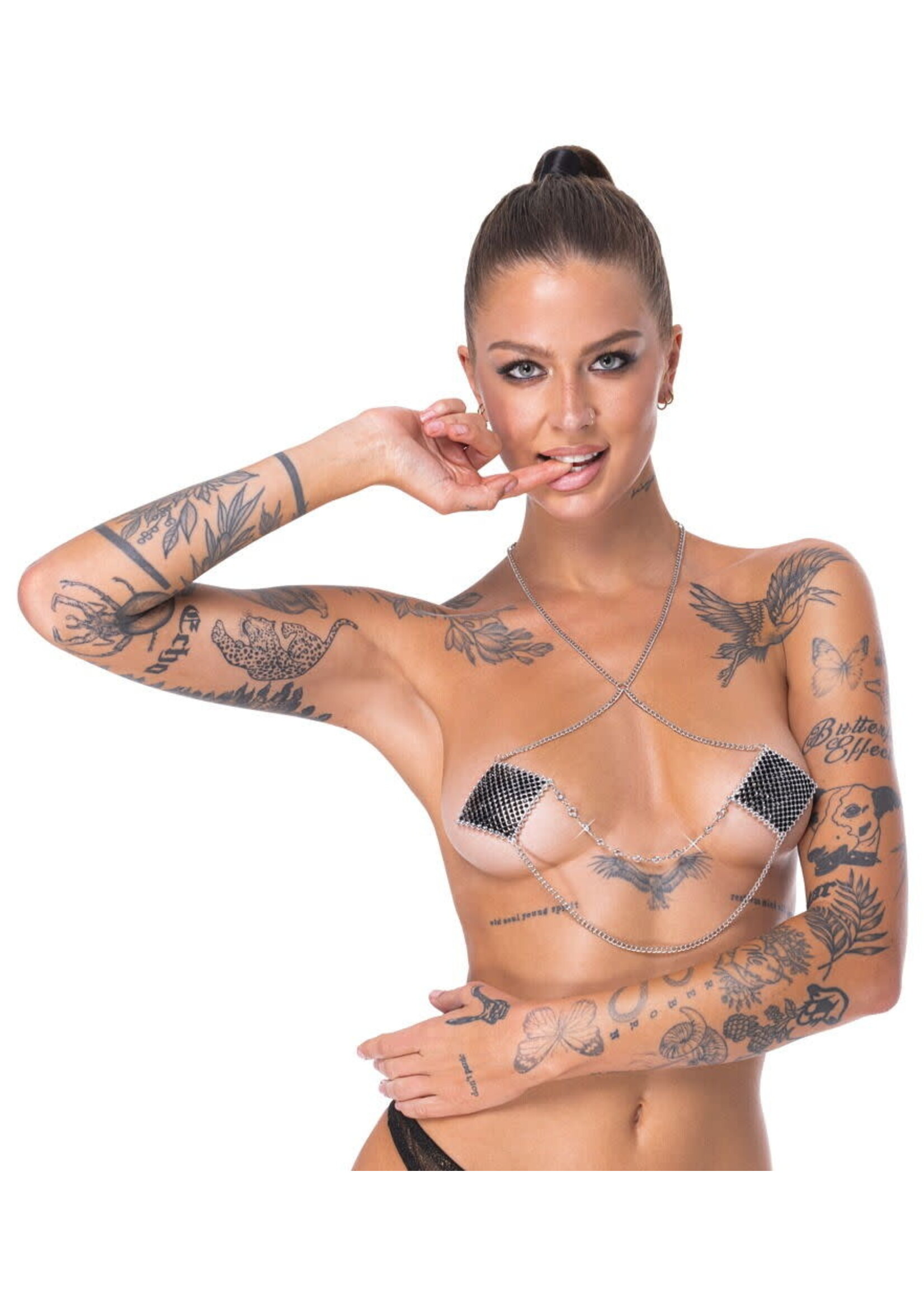 Nipple stickers square