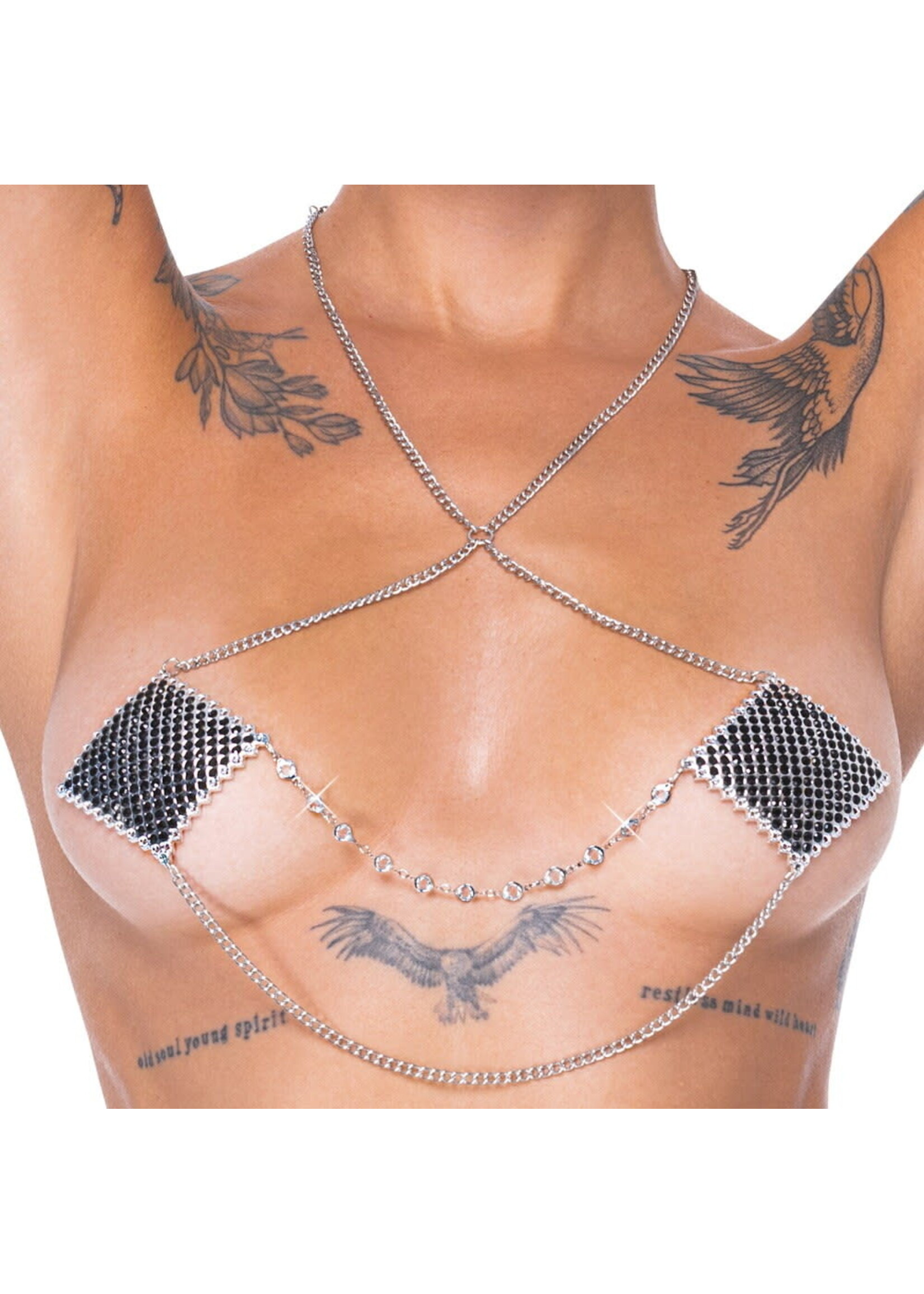 Nipple stickers square