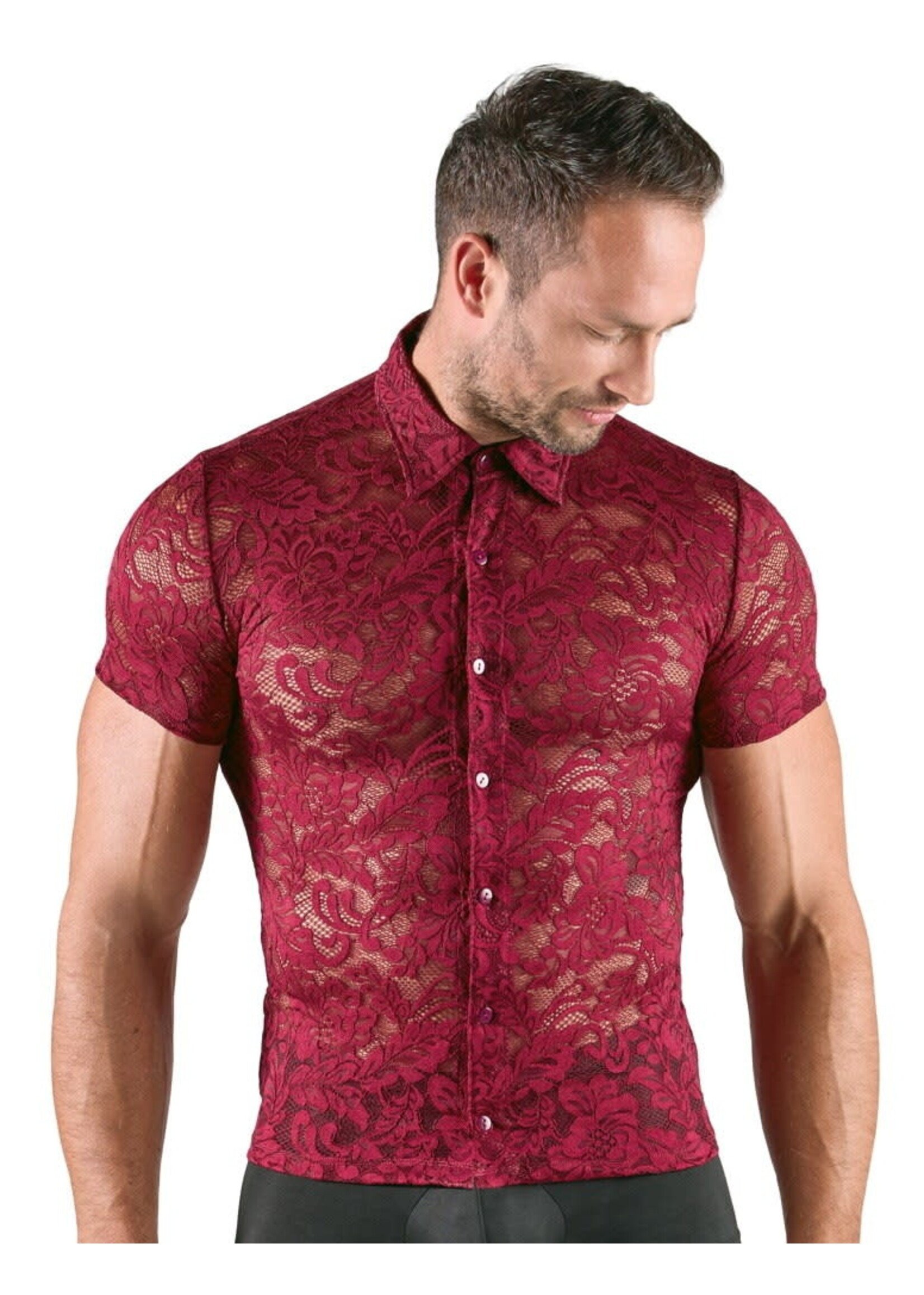 Svenjoyment Transparent shirt - red