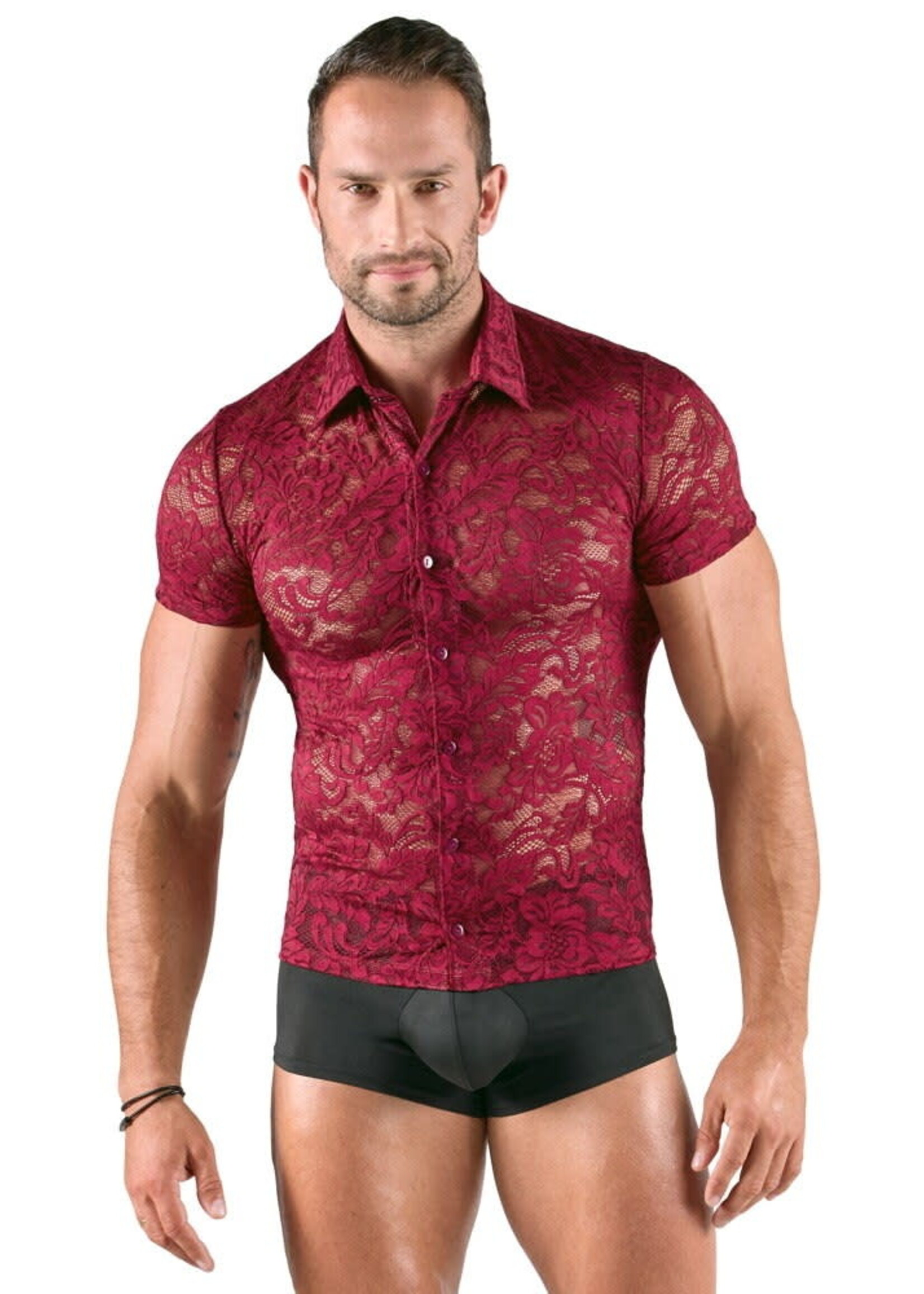 Svenjoyment Transparent shirt - red