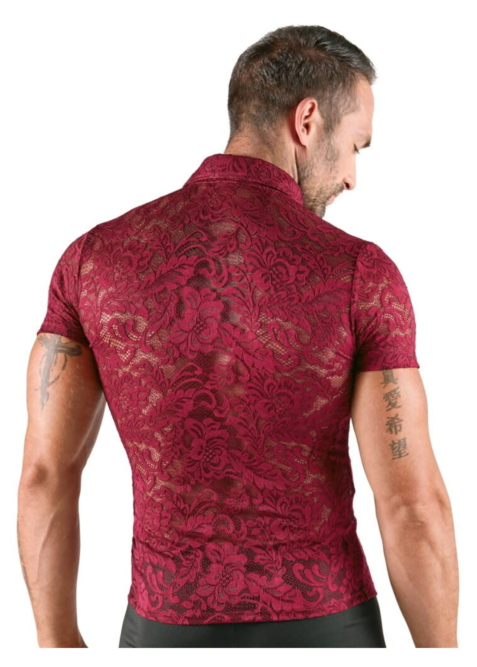 Svenjoyment Transparent shirt - red