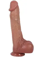 Ultra realistic dildo silicone - 28 cm