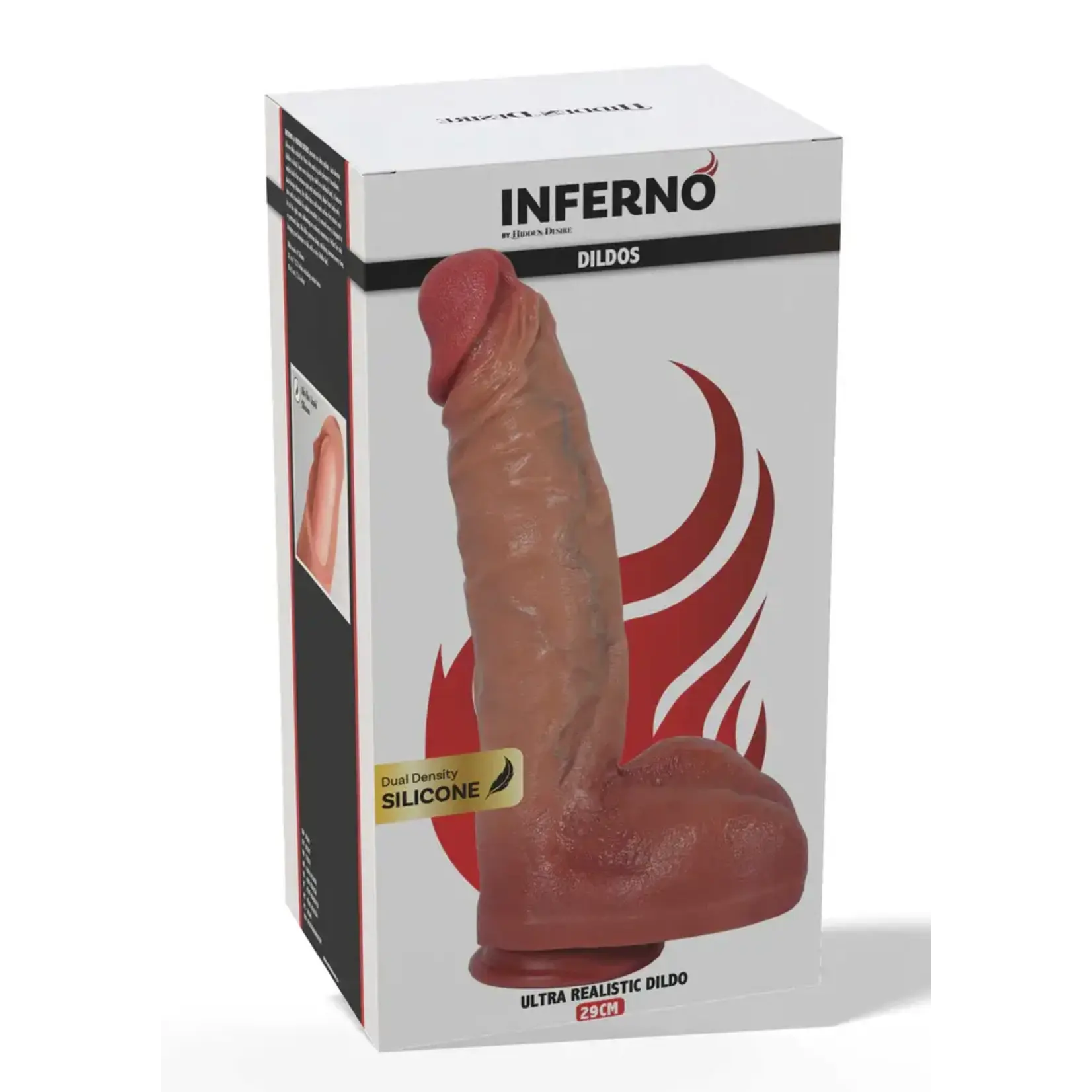 Ultra realistic dildo silicone 29 cm