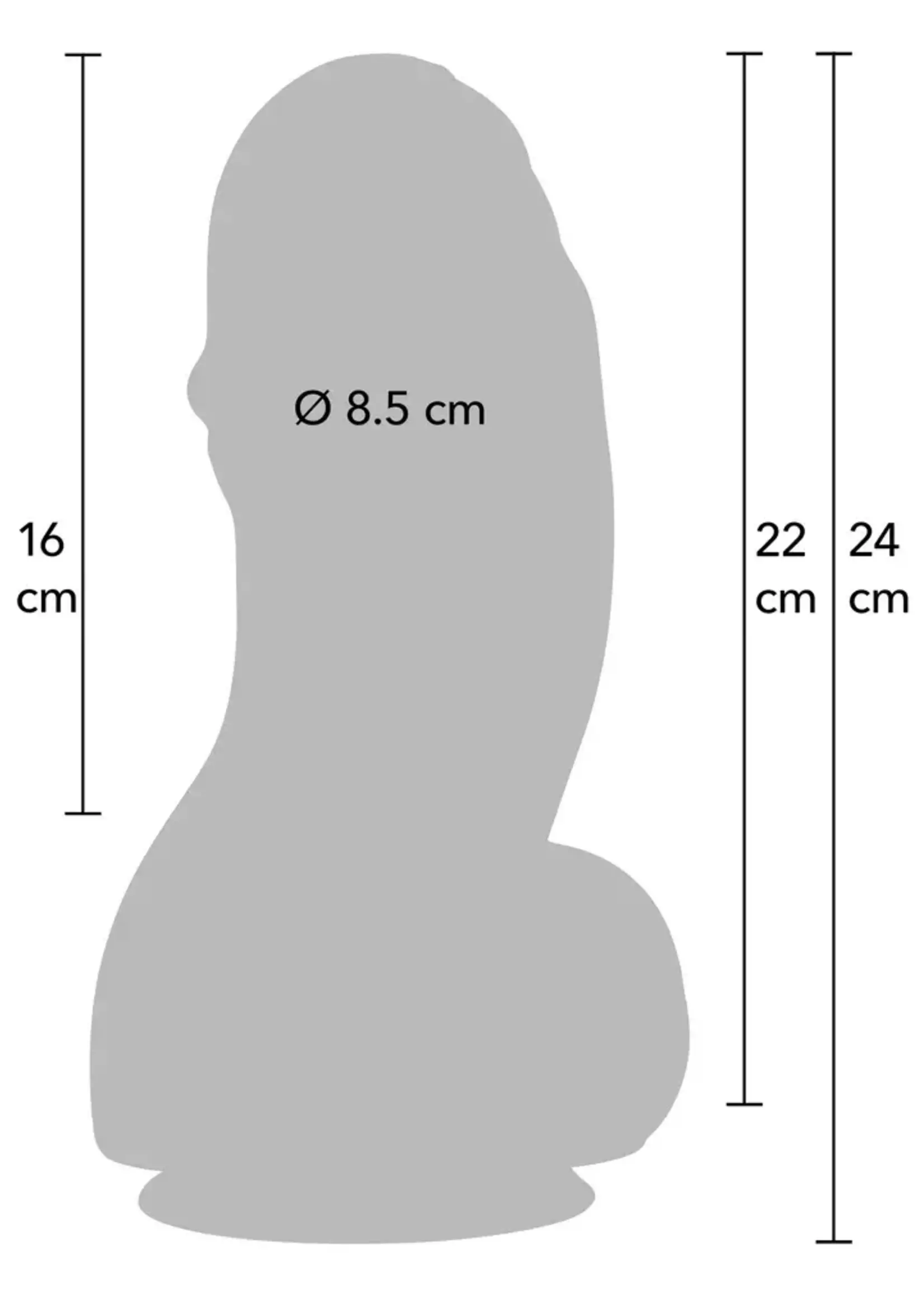 Fat boys dildo PVC - 22 cm