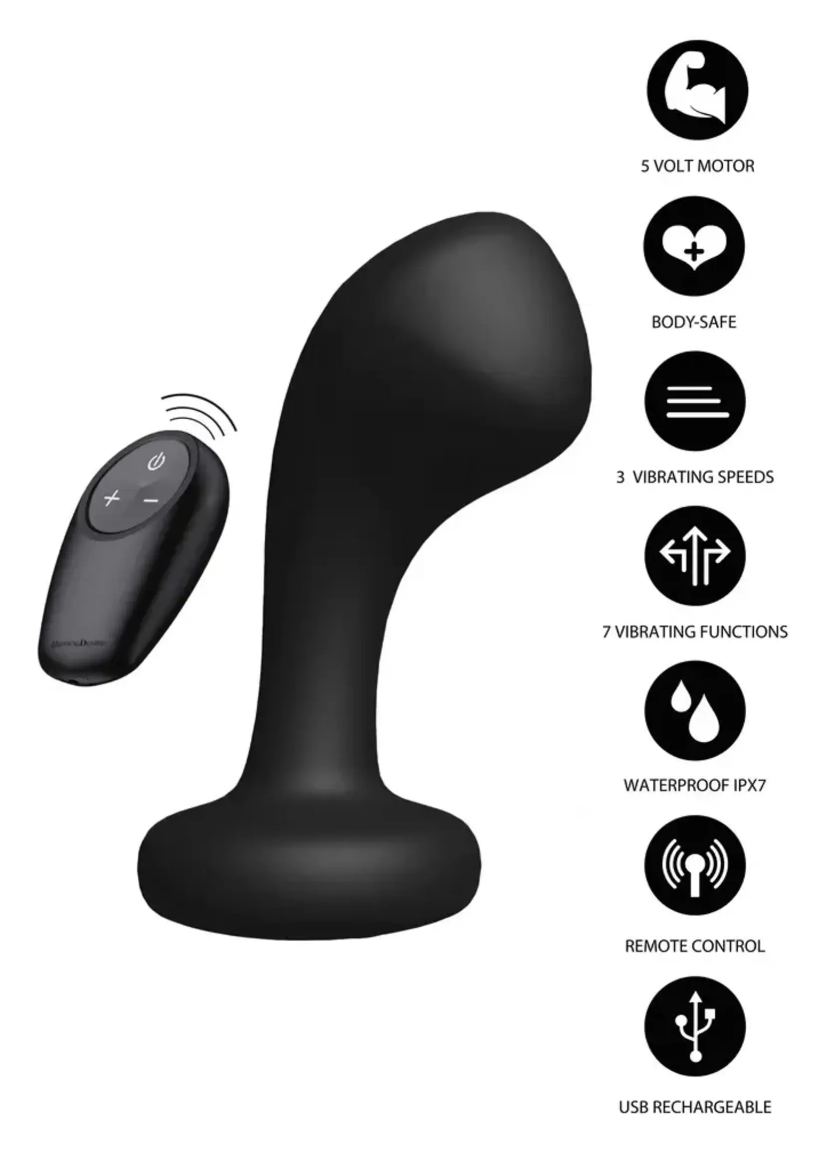 Bullshead power anal plug