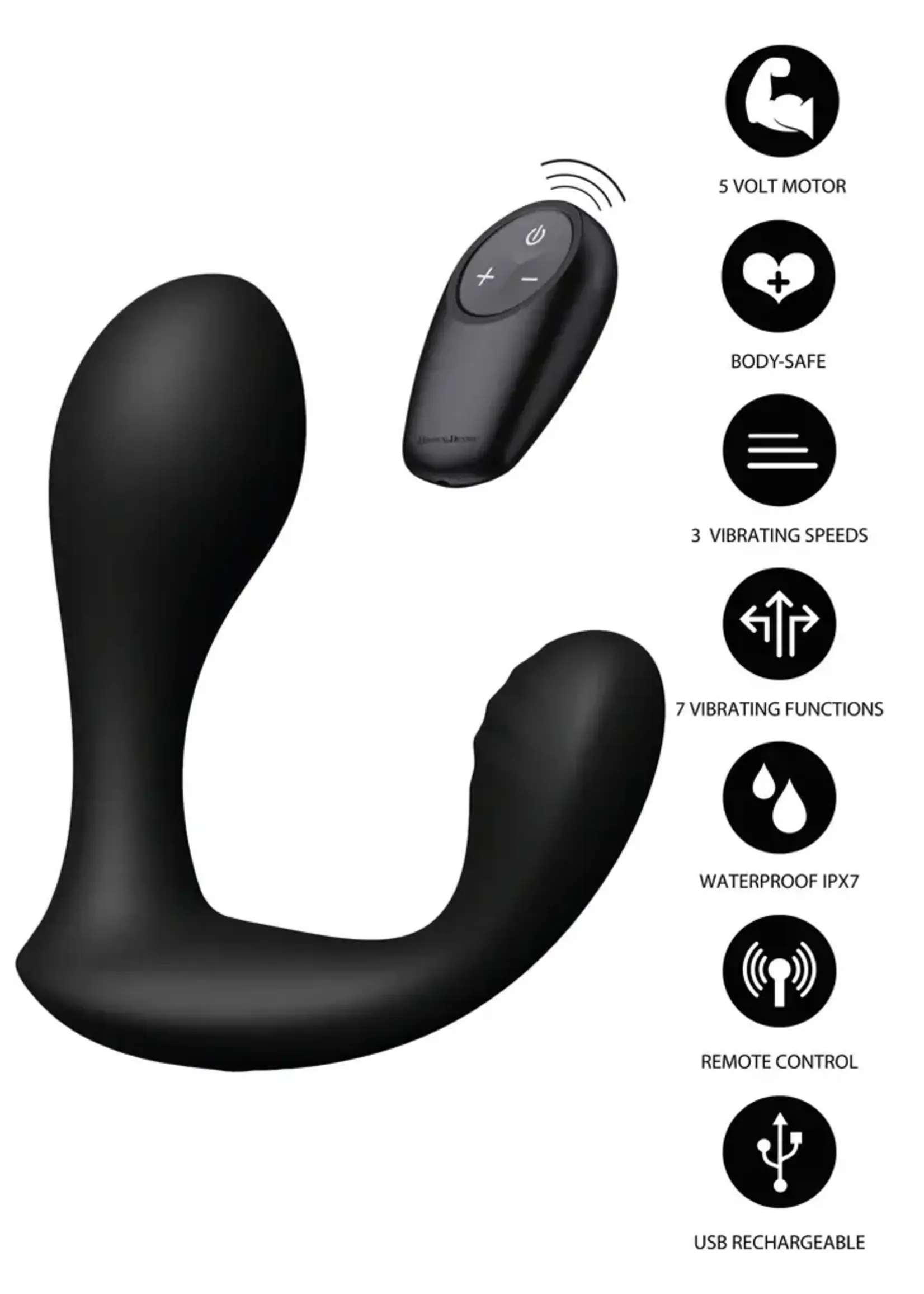 Bullseye prostate plug