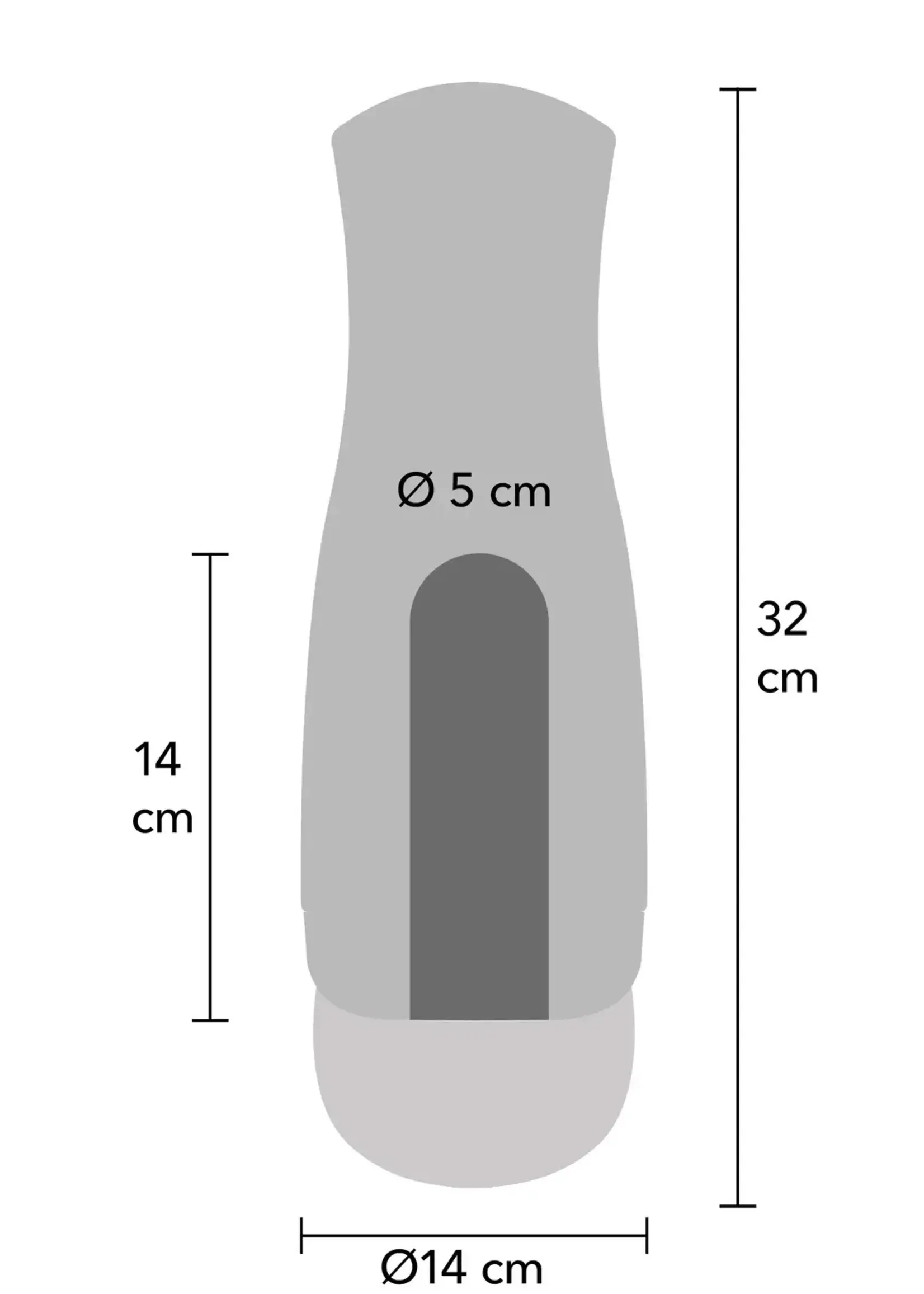 Super suction nutbuster triple masturbator - red