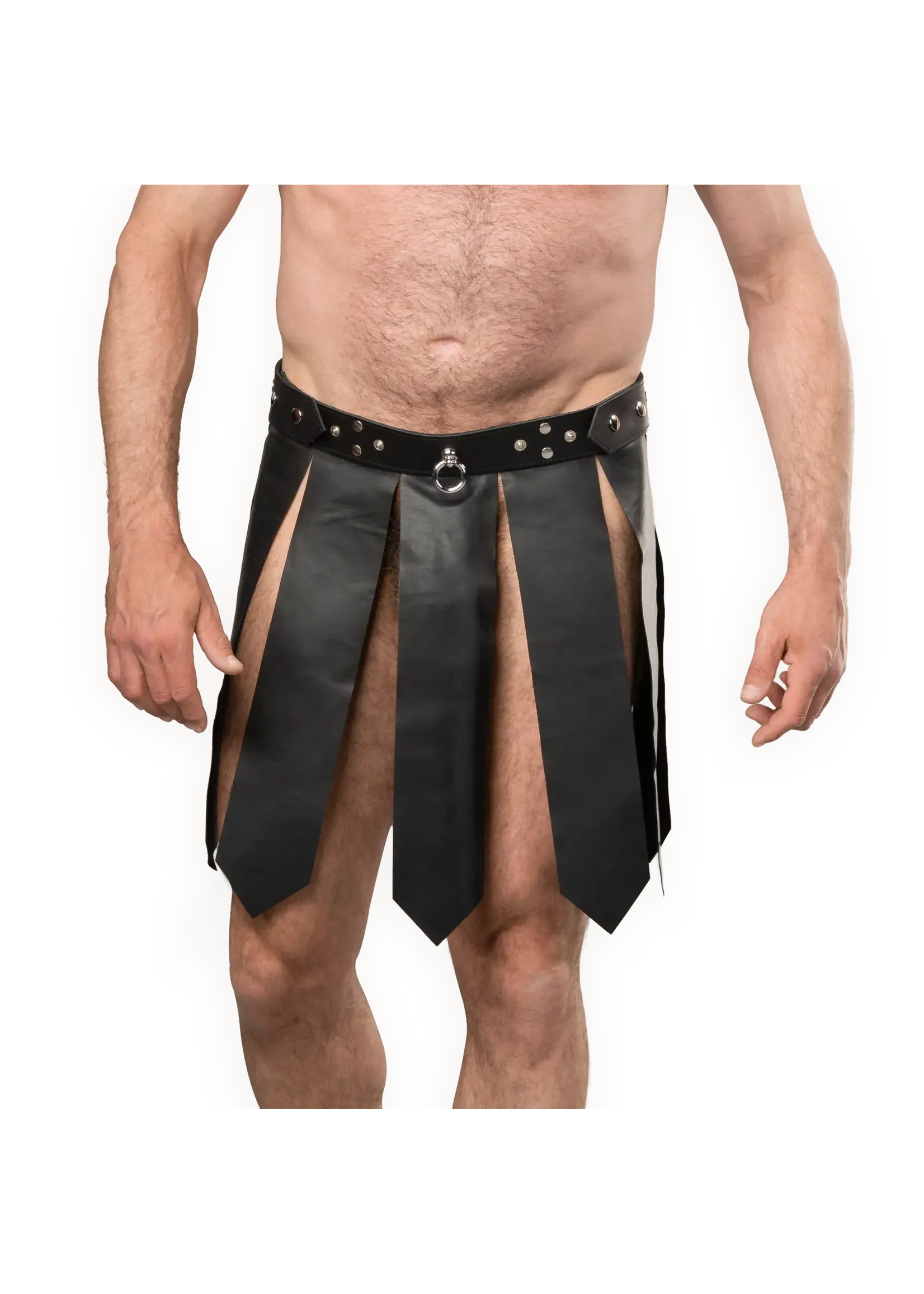 Rimba Lederen herenrok - Zwart