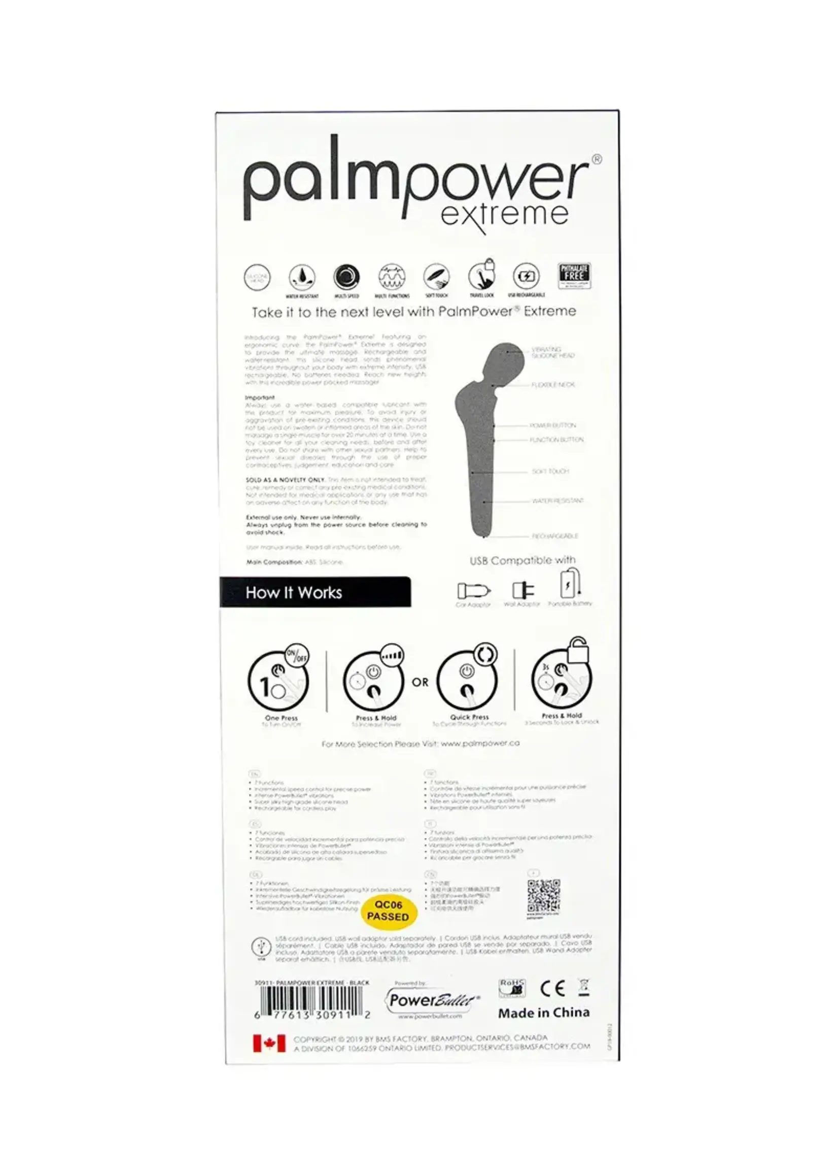 Palm Power Palm power extreme - black