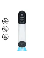 Pumped by Shots Engage - automatic waterproof penis pump and masturbator (2 in 1) - Gun metal