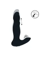 Levelz Vibrating and thrusting silicone prostate massager - Black