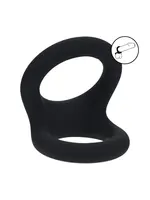 Levelz Double O silicone cockring - M - Black