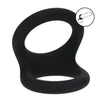 Levelz Double O silicone cockring - L - Black