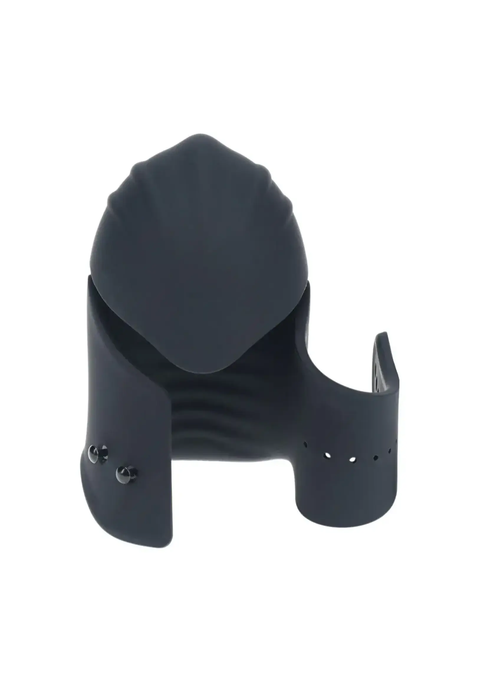 Levelz Adjustable vibrating silicone penis head stimulator - Black
