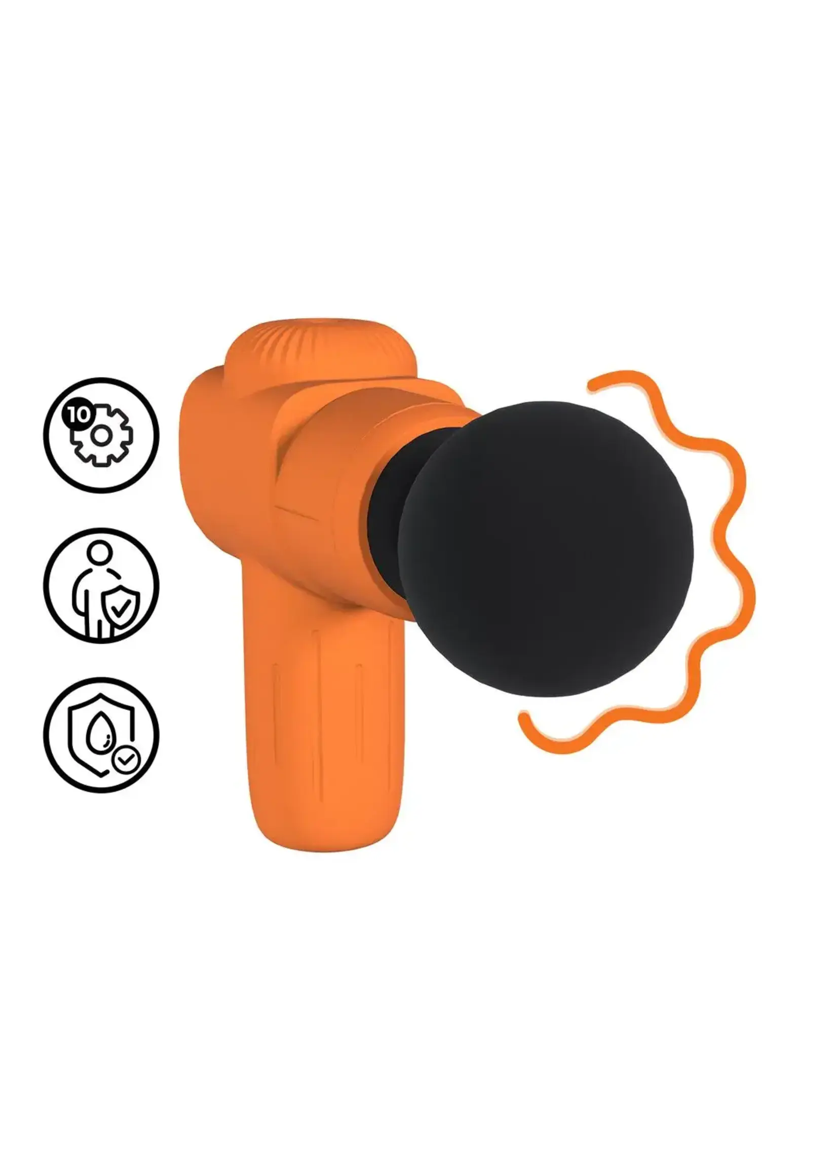 Loveline by Shots Mini rechargable microboost massager - Orange