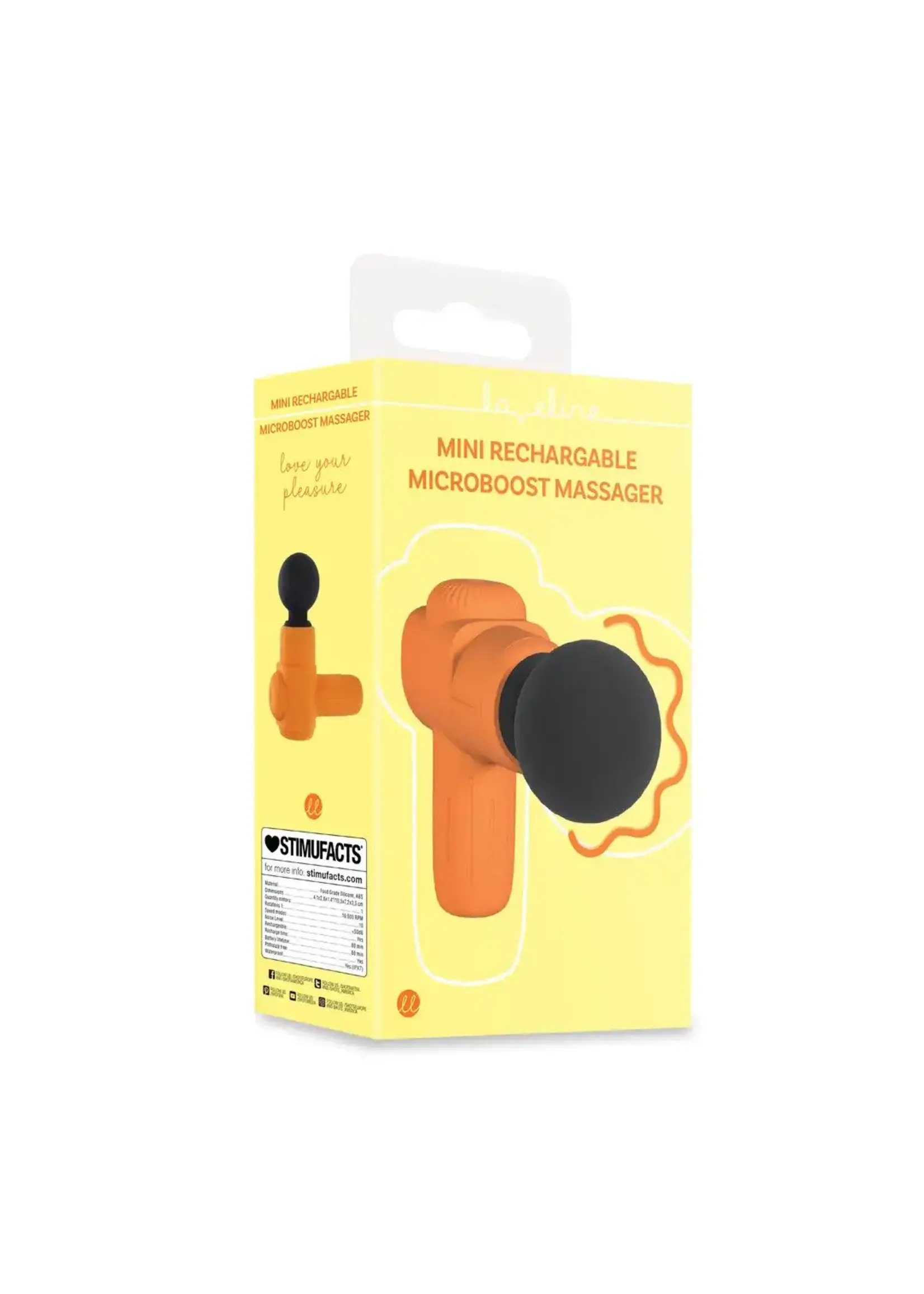 Loveline by Shots Mini rechargable microboost massager - Orange