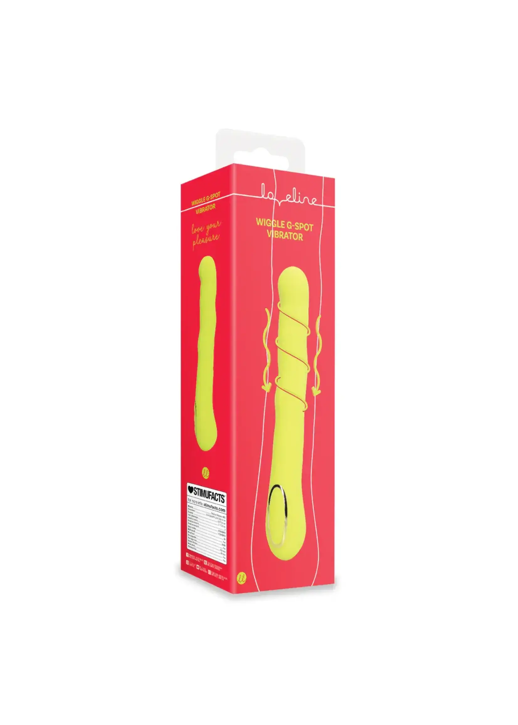 Loveline by Shots Wiggle G-Spot vibrator - Lime passion