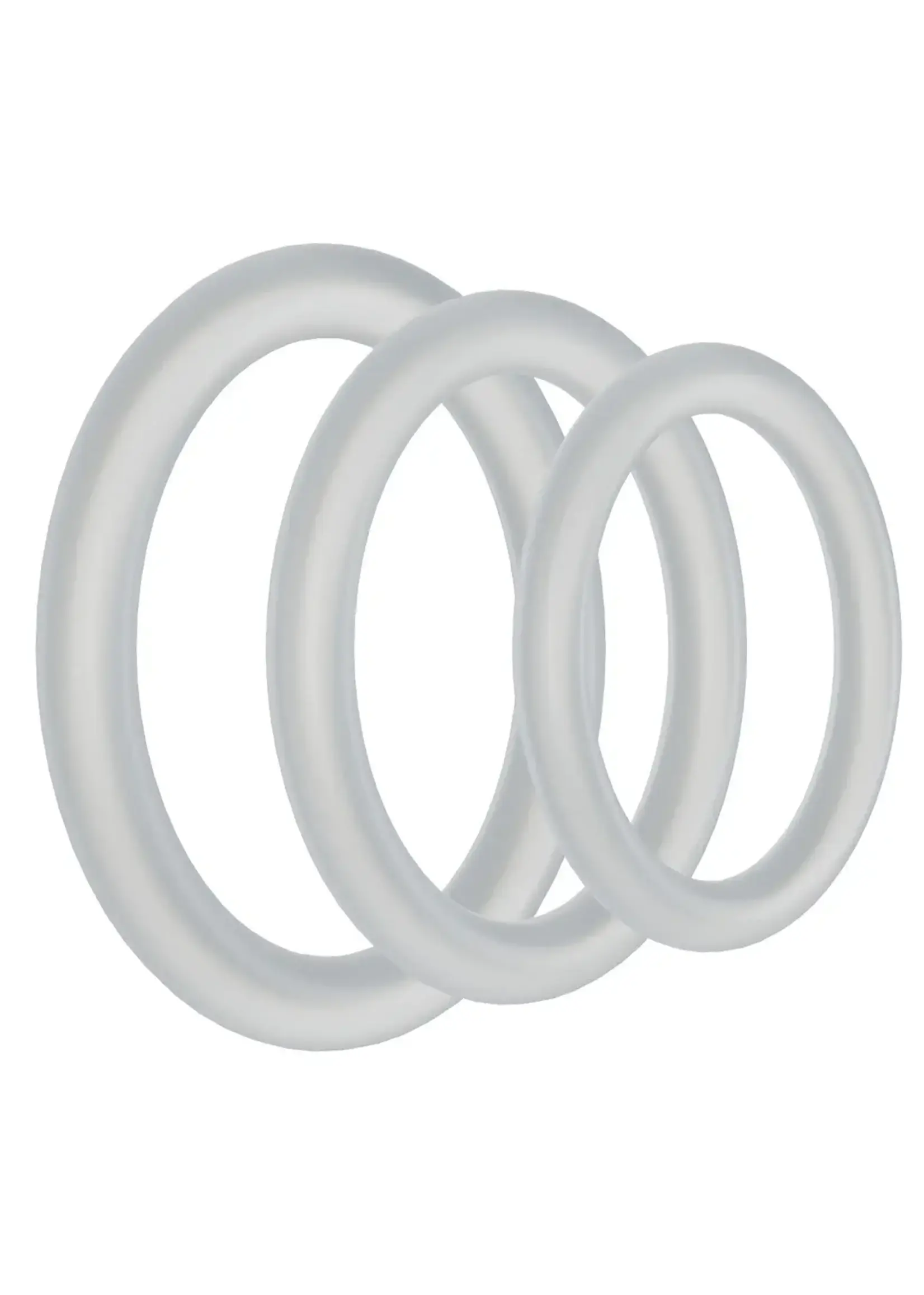 Doc Johnson Tri-pack silicone gasket - cockring set