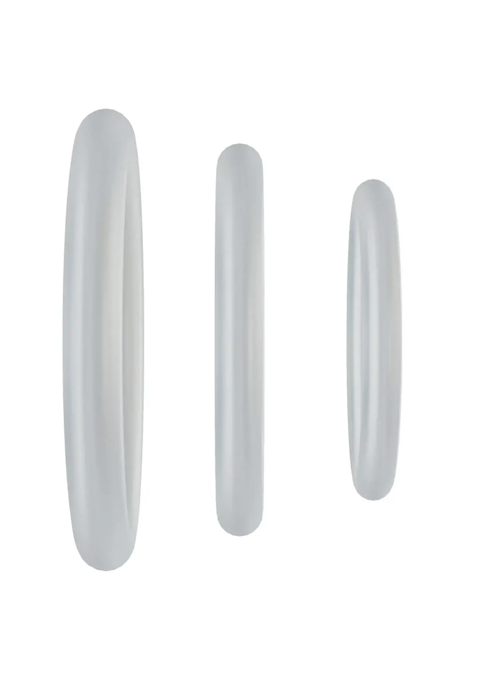 Doc Johnson Tri-pack silicone gasket - cockring set