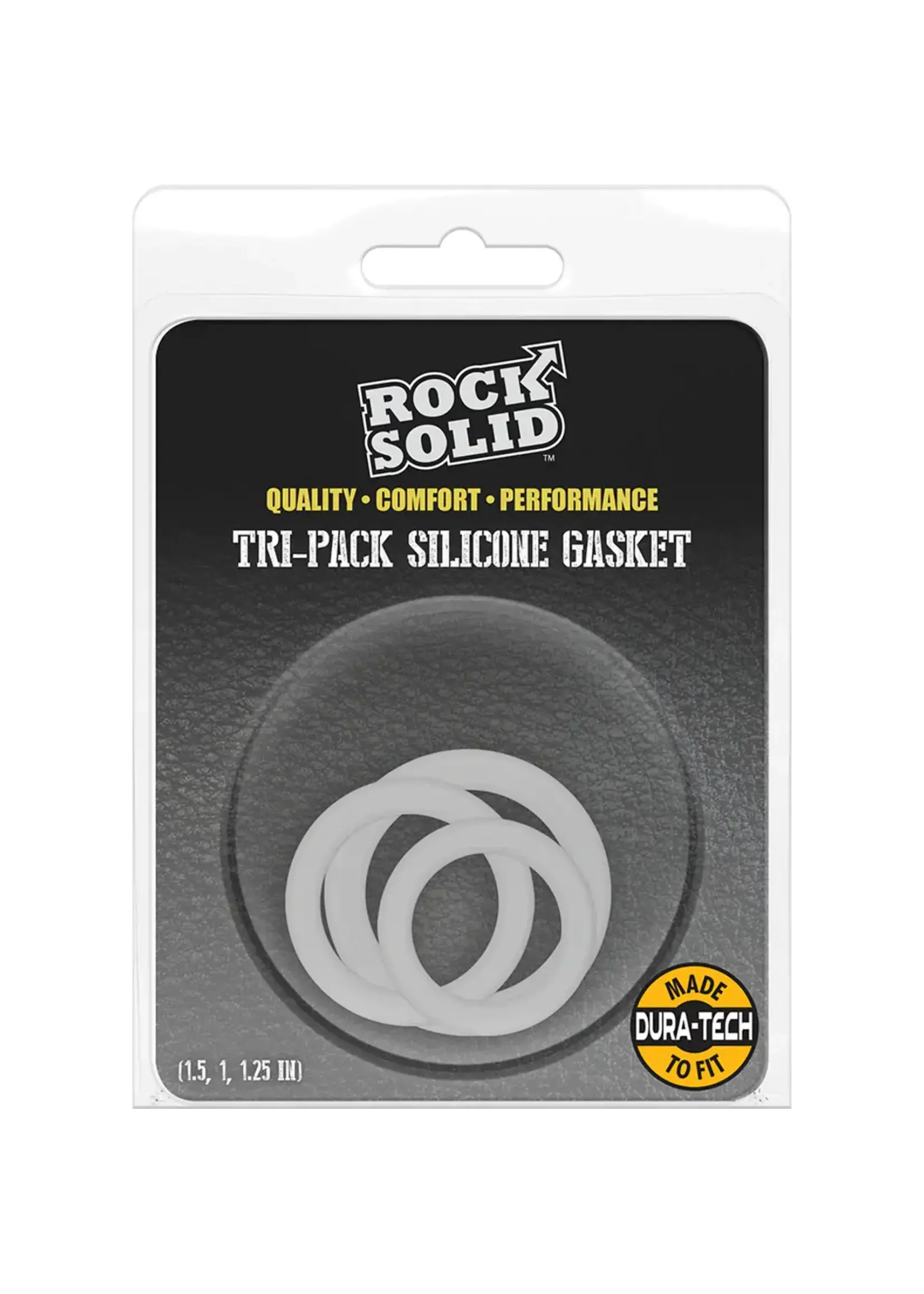 Doc Johnson Tri-pack silicone gasket - cockring set