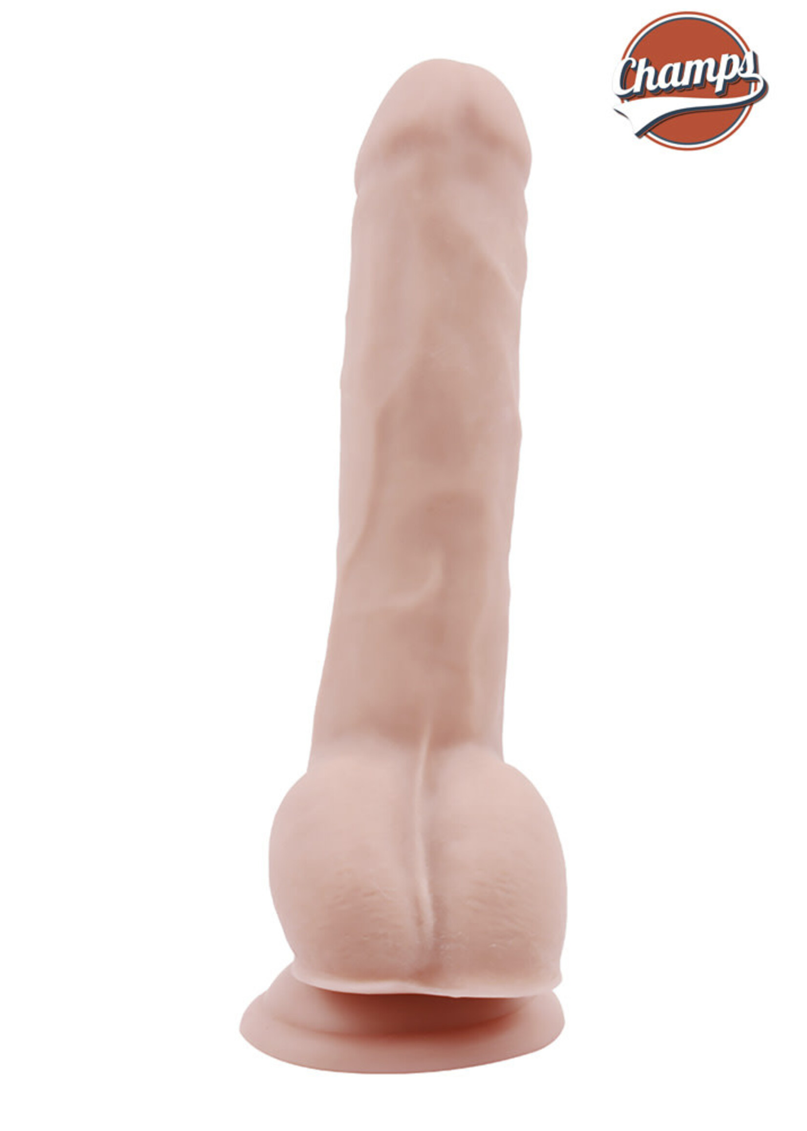Champs Baldy dual density dildo 9 inch / 23 cm white