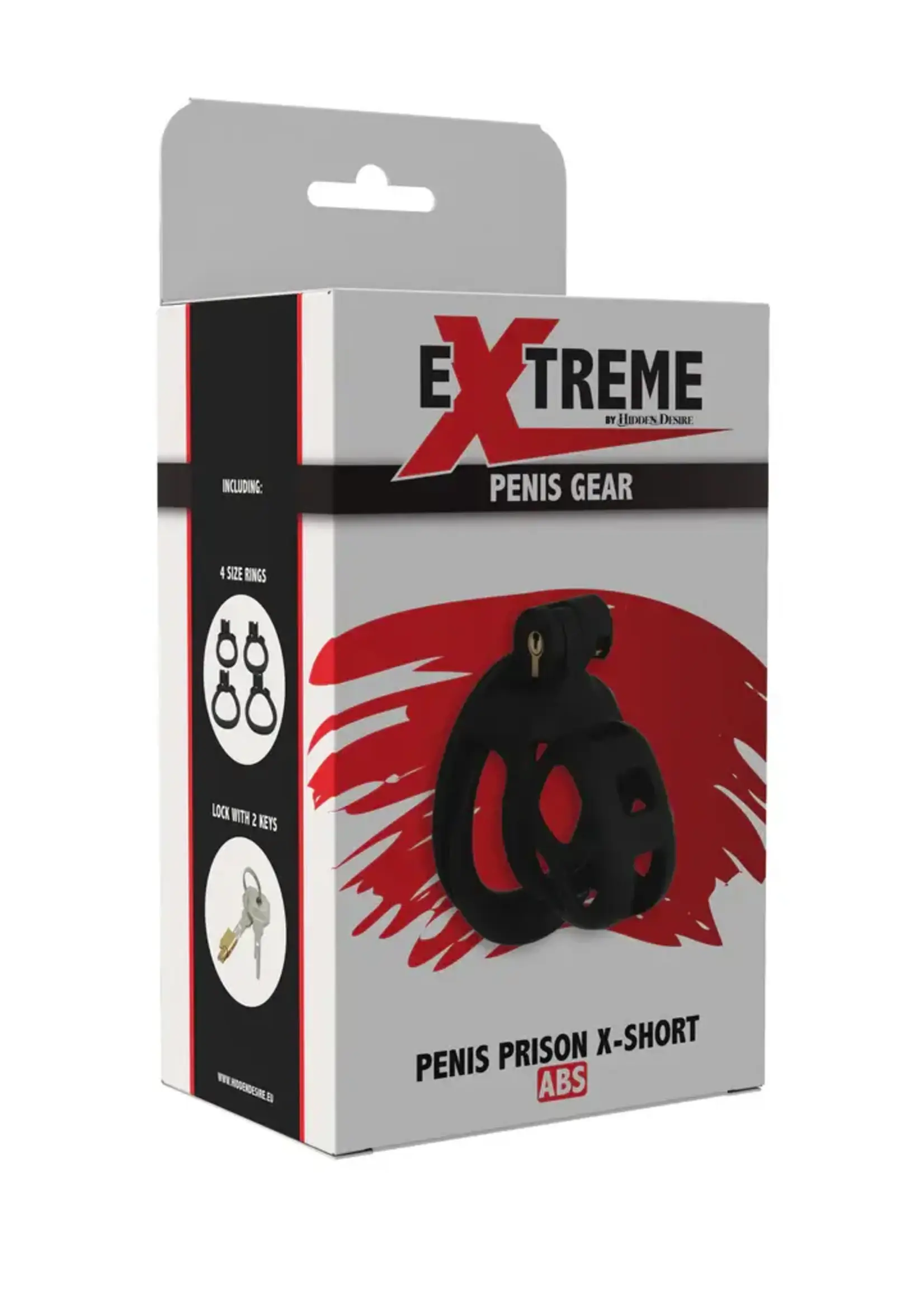 Penis prison cock cage X-short