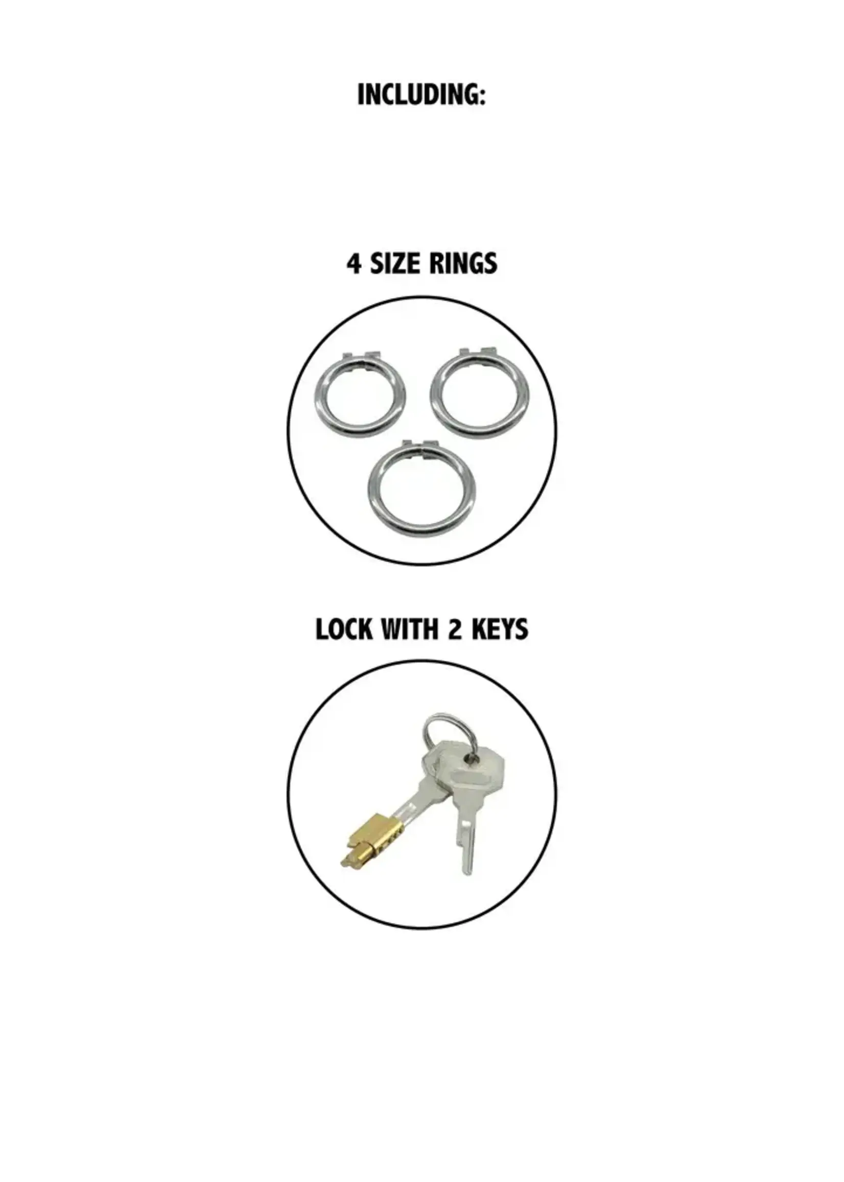 Stainless cock vault X-short