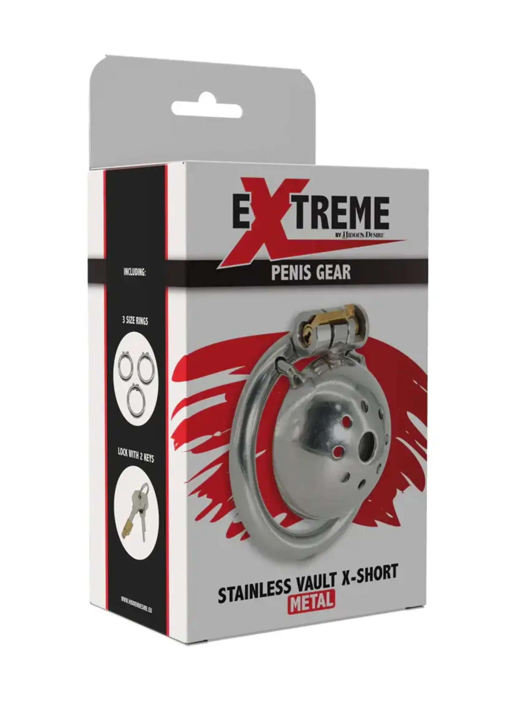 Stainless cock vault X-short