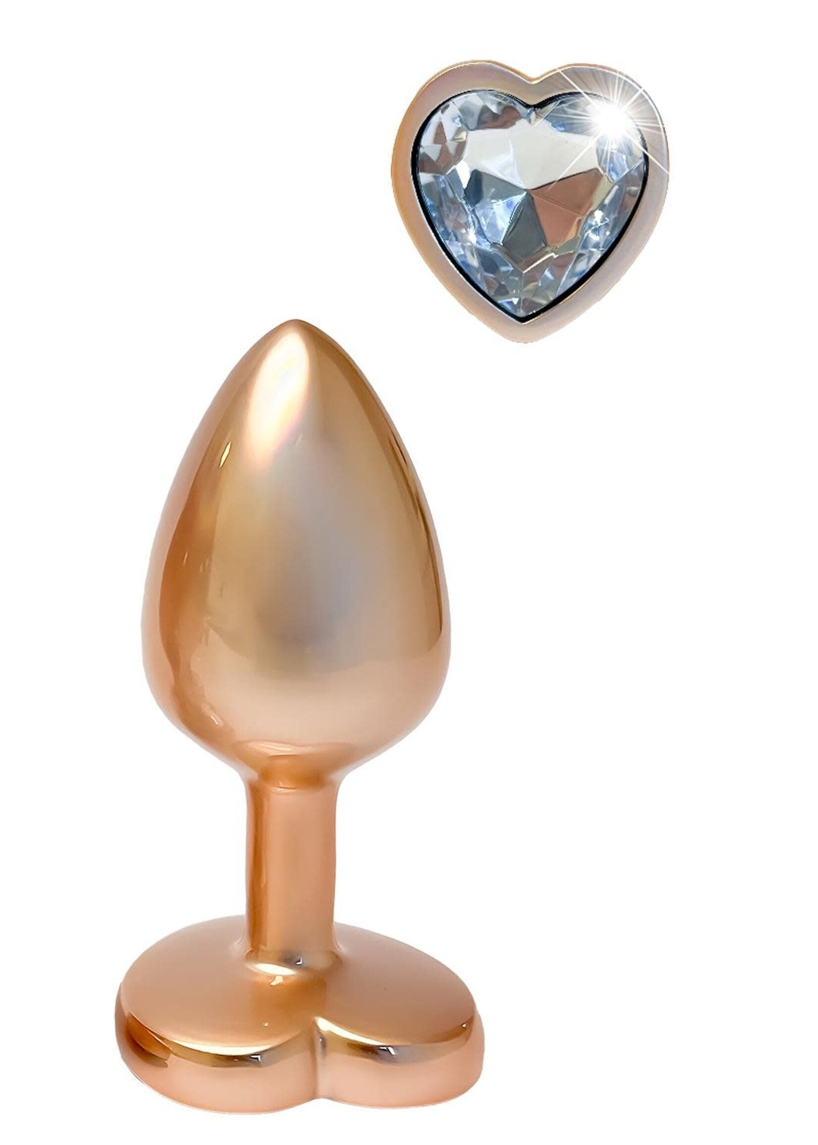 Dream Toys Gleaming love pearl gold plug large