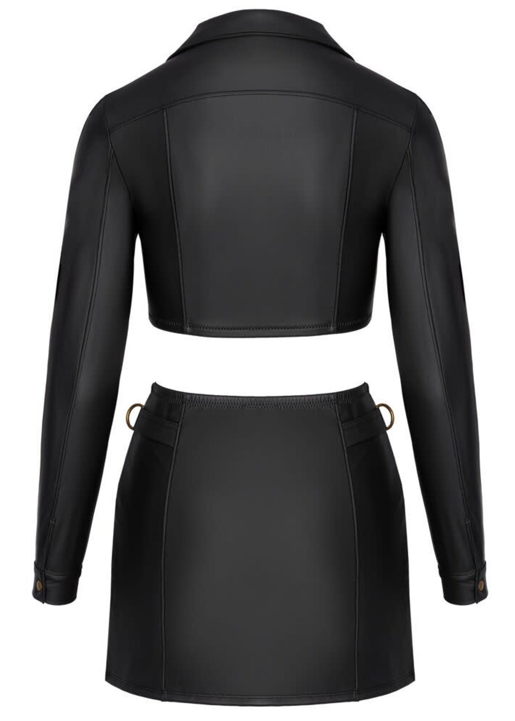 Cotteli Collection Korte jas top & minirok - set