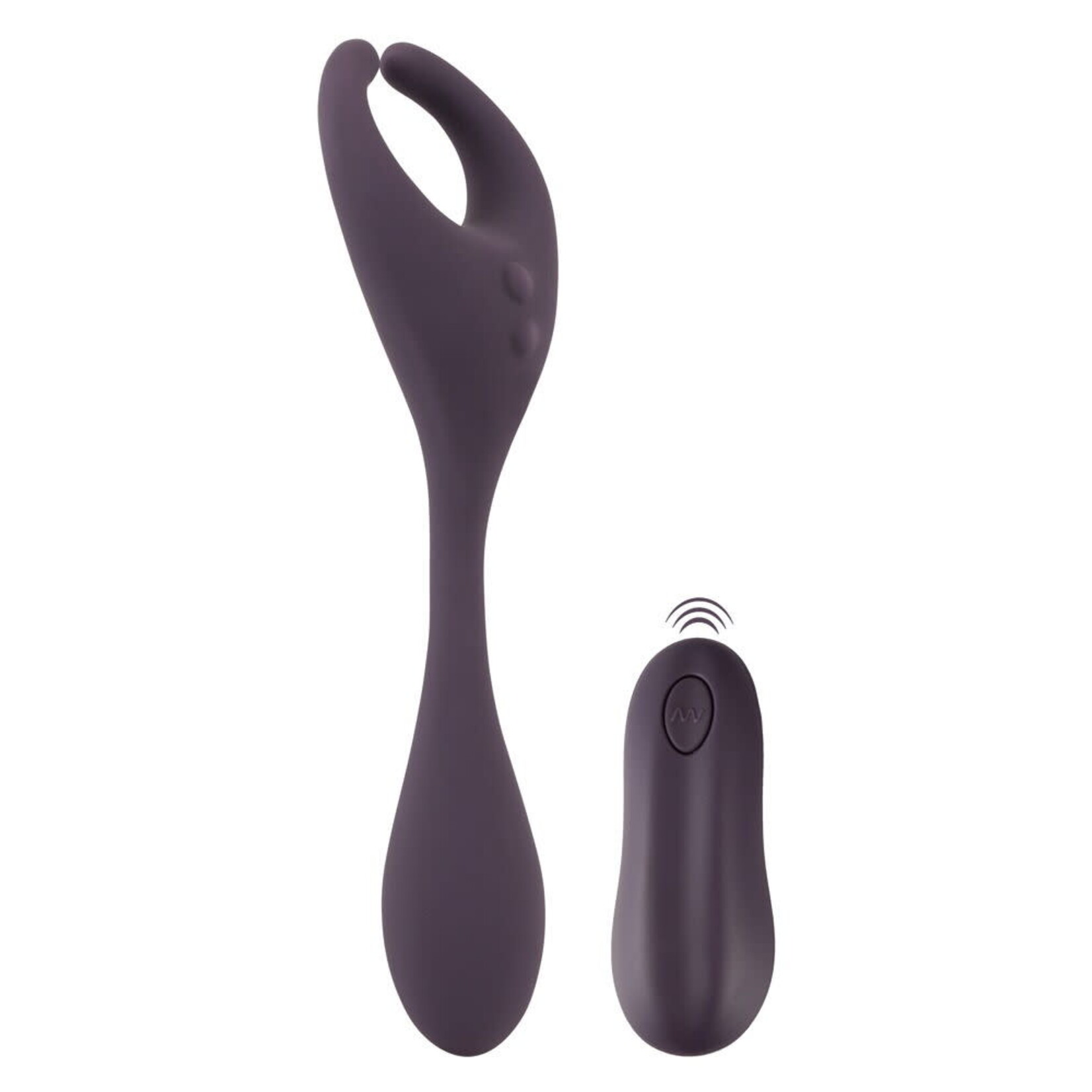 Remote controlled couple's vibrator