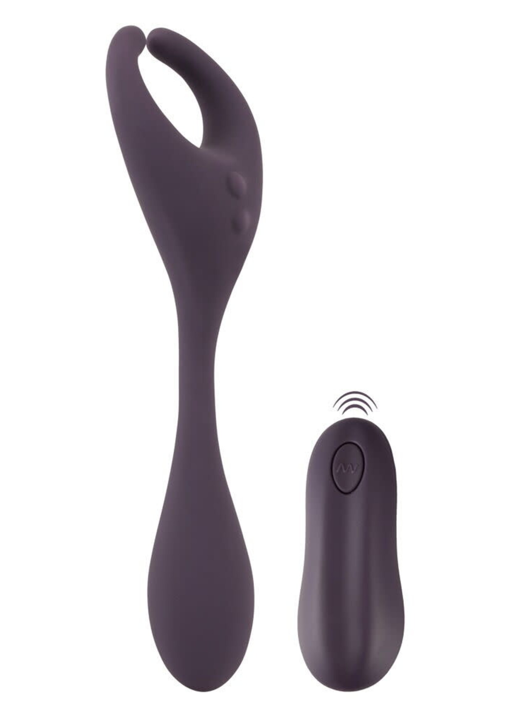 Remote controlled couple's vibrator